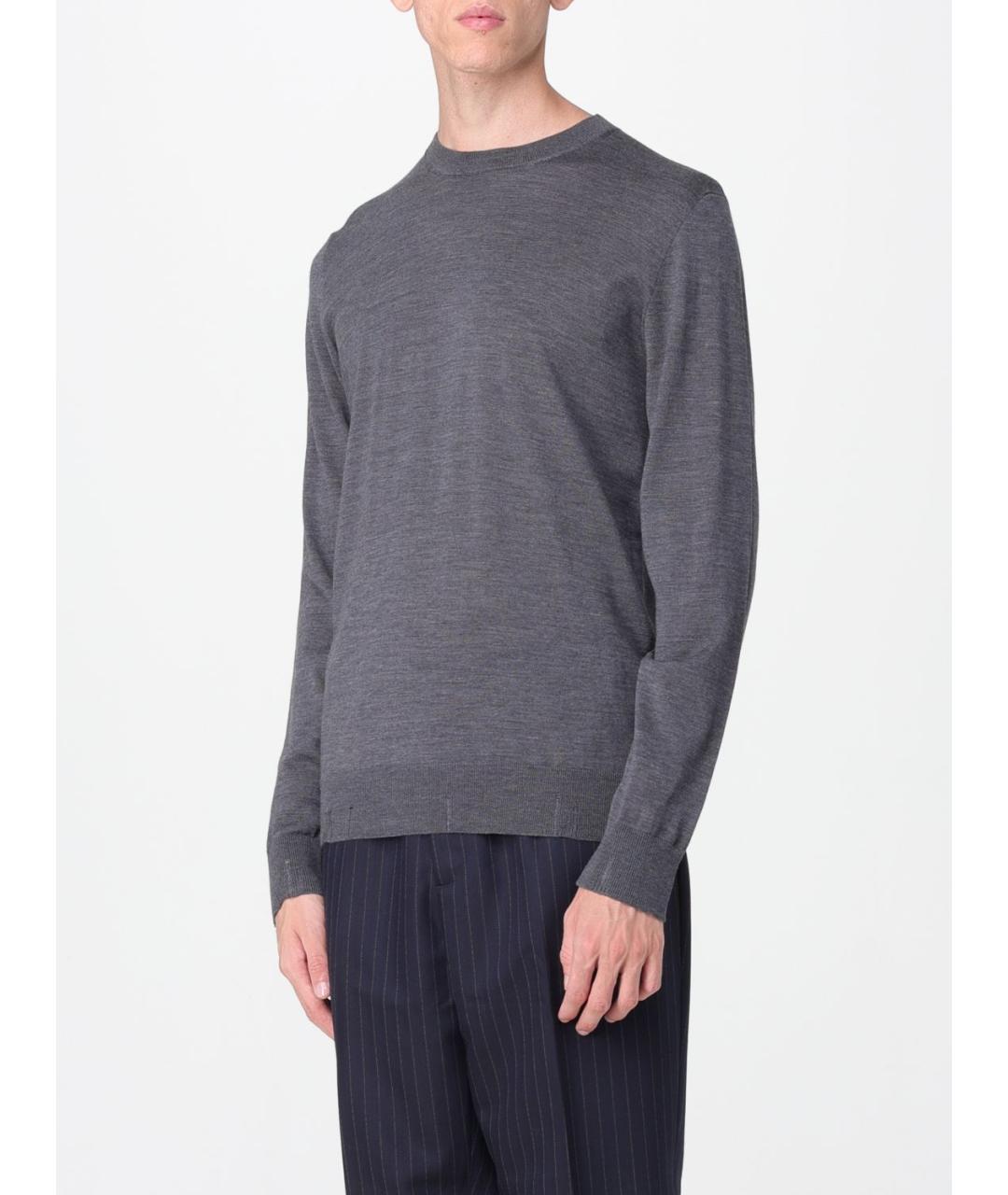 GOLDEN GOOSE DELUXE BRAND Серый шерстяной джемпер / свитер, фото 4