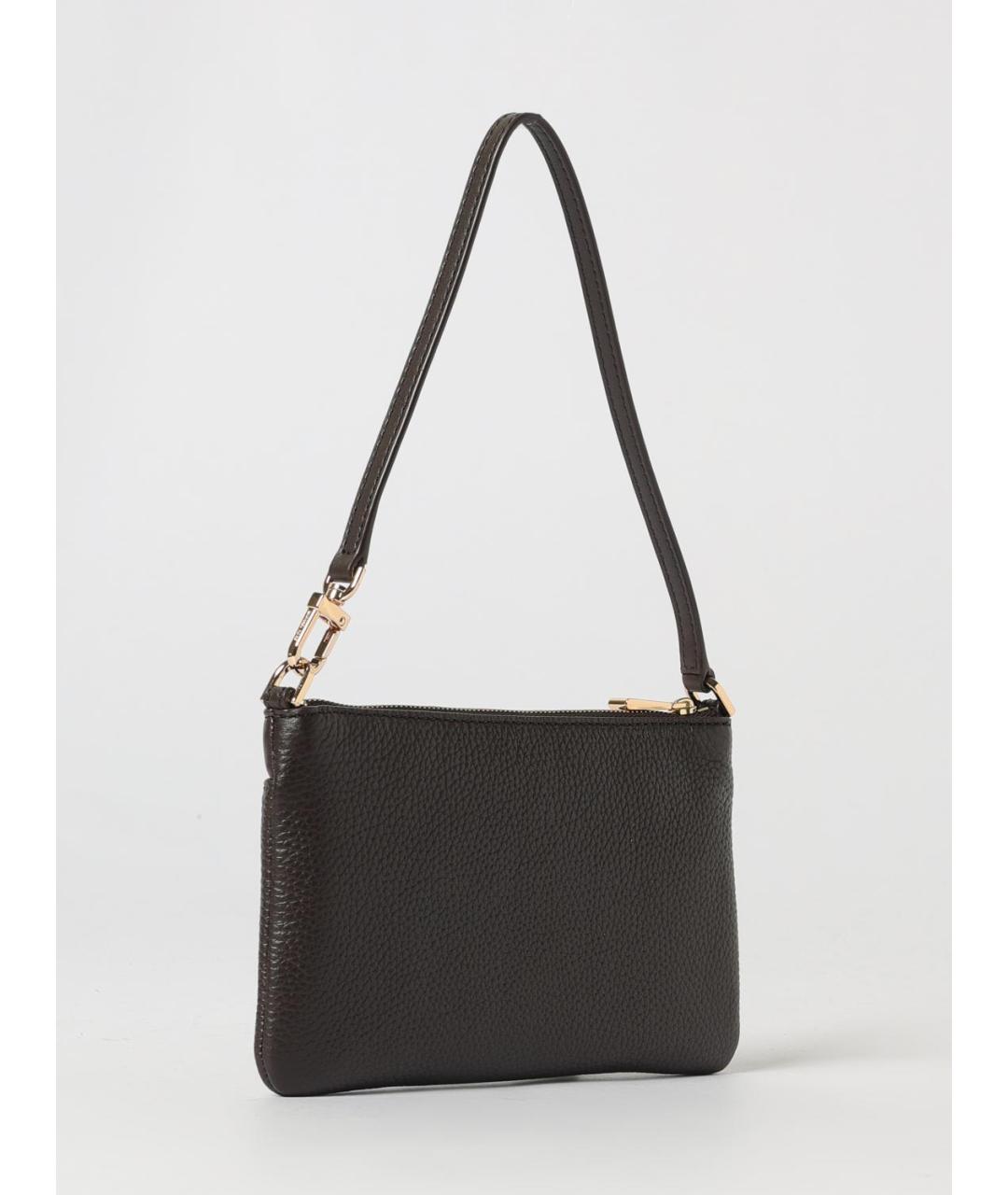 MICHAEL KORS Коричневая кожаная сумка через плечо, фото 2