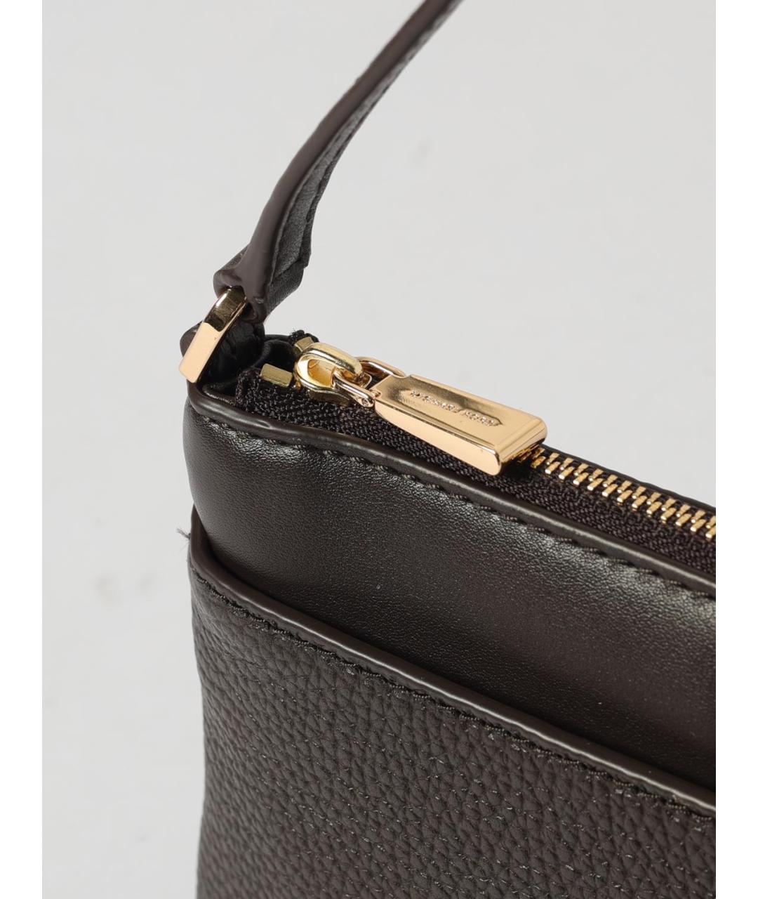 MICHAEL KORS Коричневая кожаная сумка через плечо, фото 3