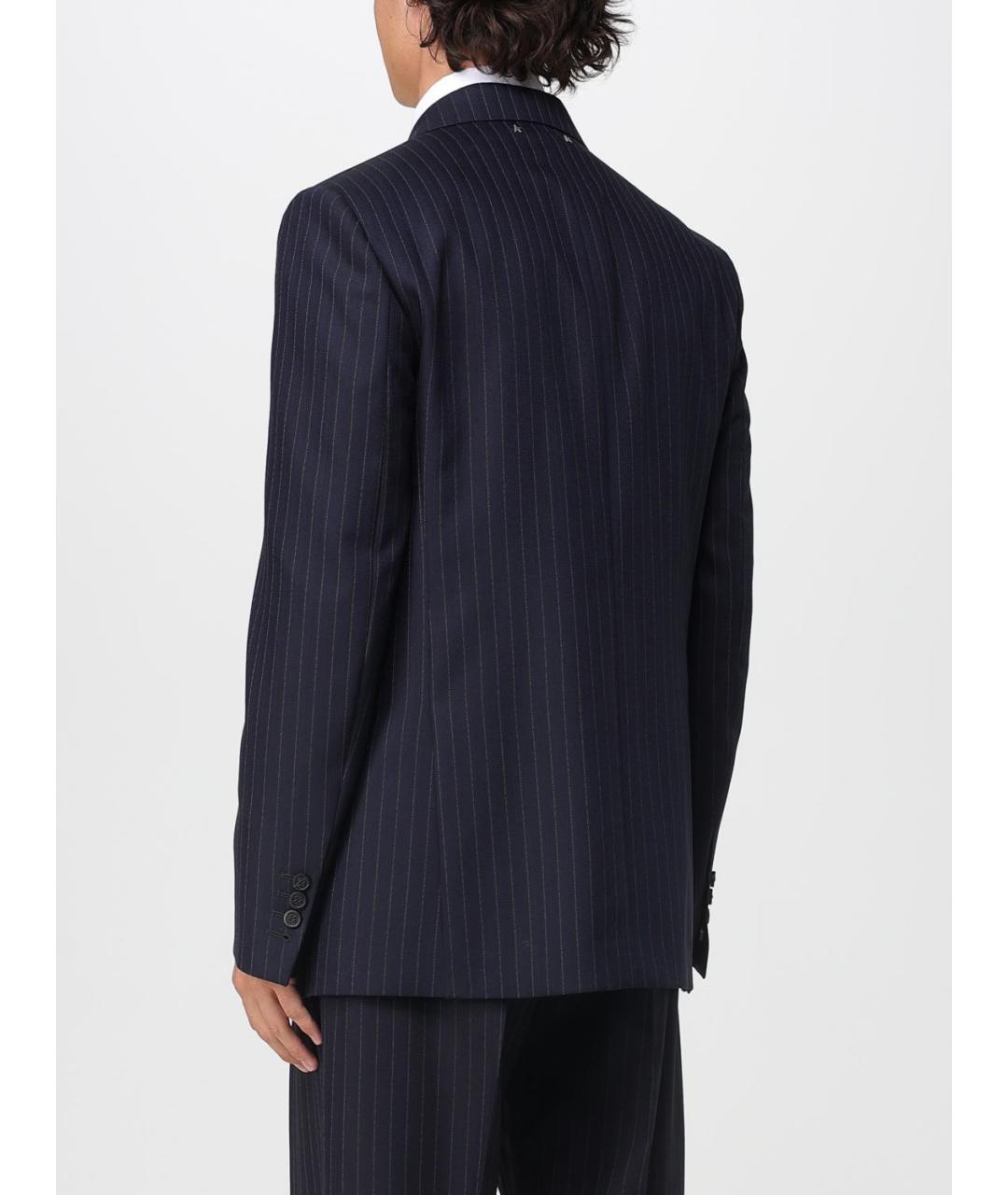 GOLDEN GOOSE DELUXE BRAND Синий хлопковый пиджак, фото 3