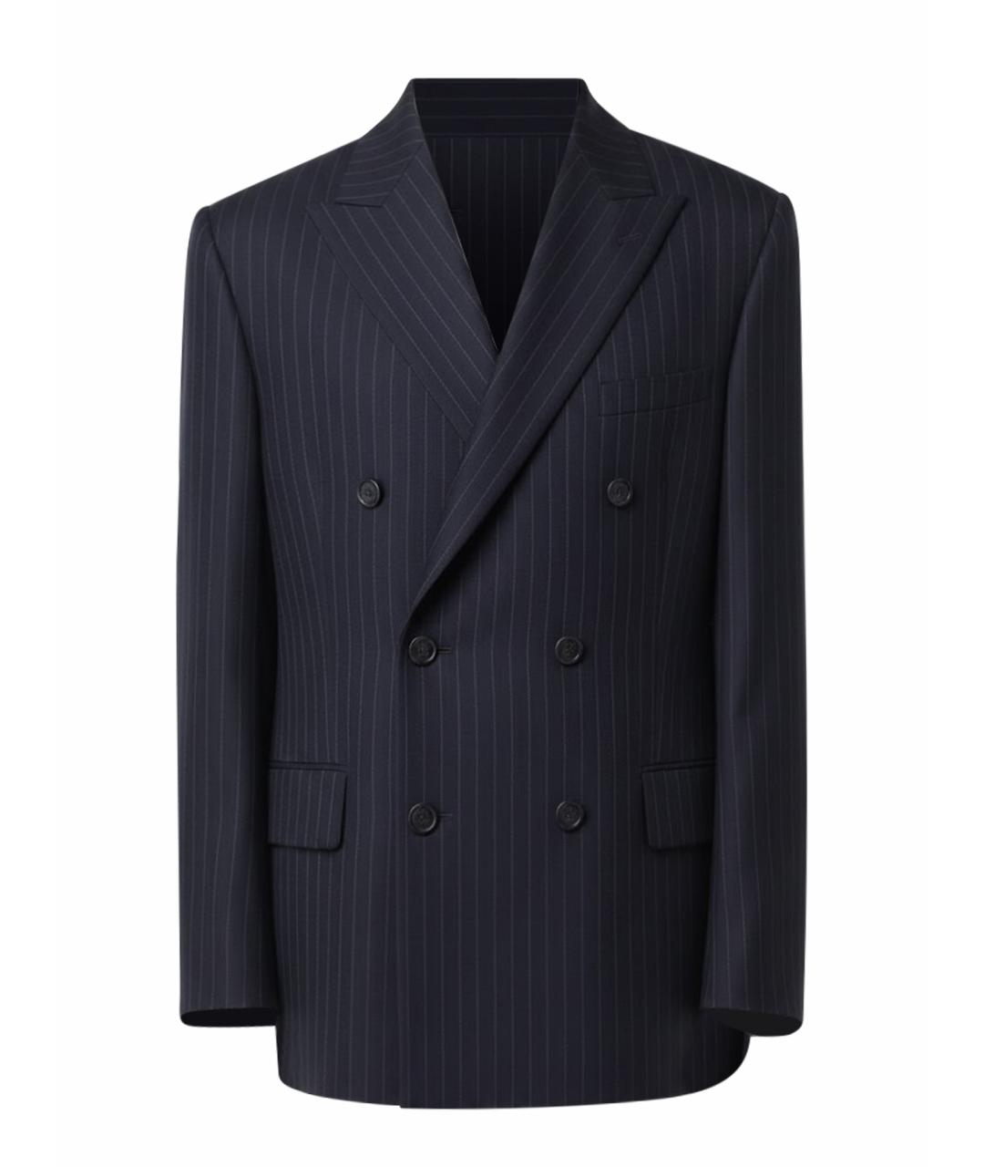 GOLDEN GOOSE DELUXE BRAND Синий хлопковый пиджак, фото 1