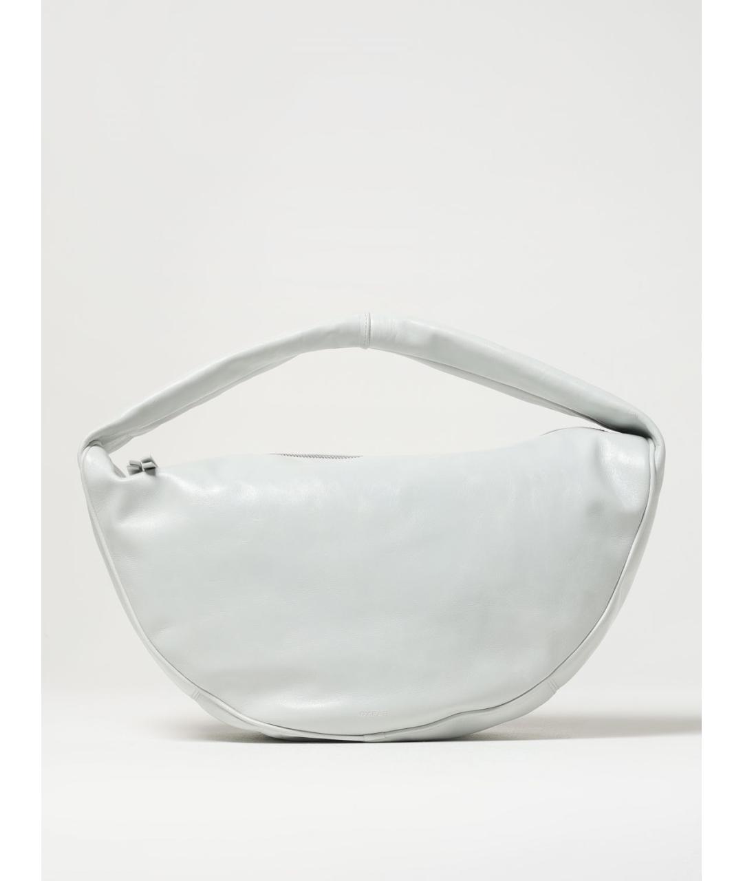 BY FAR Белая кожаная сумка с короткими ручками, фото 4