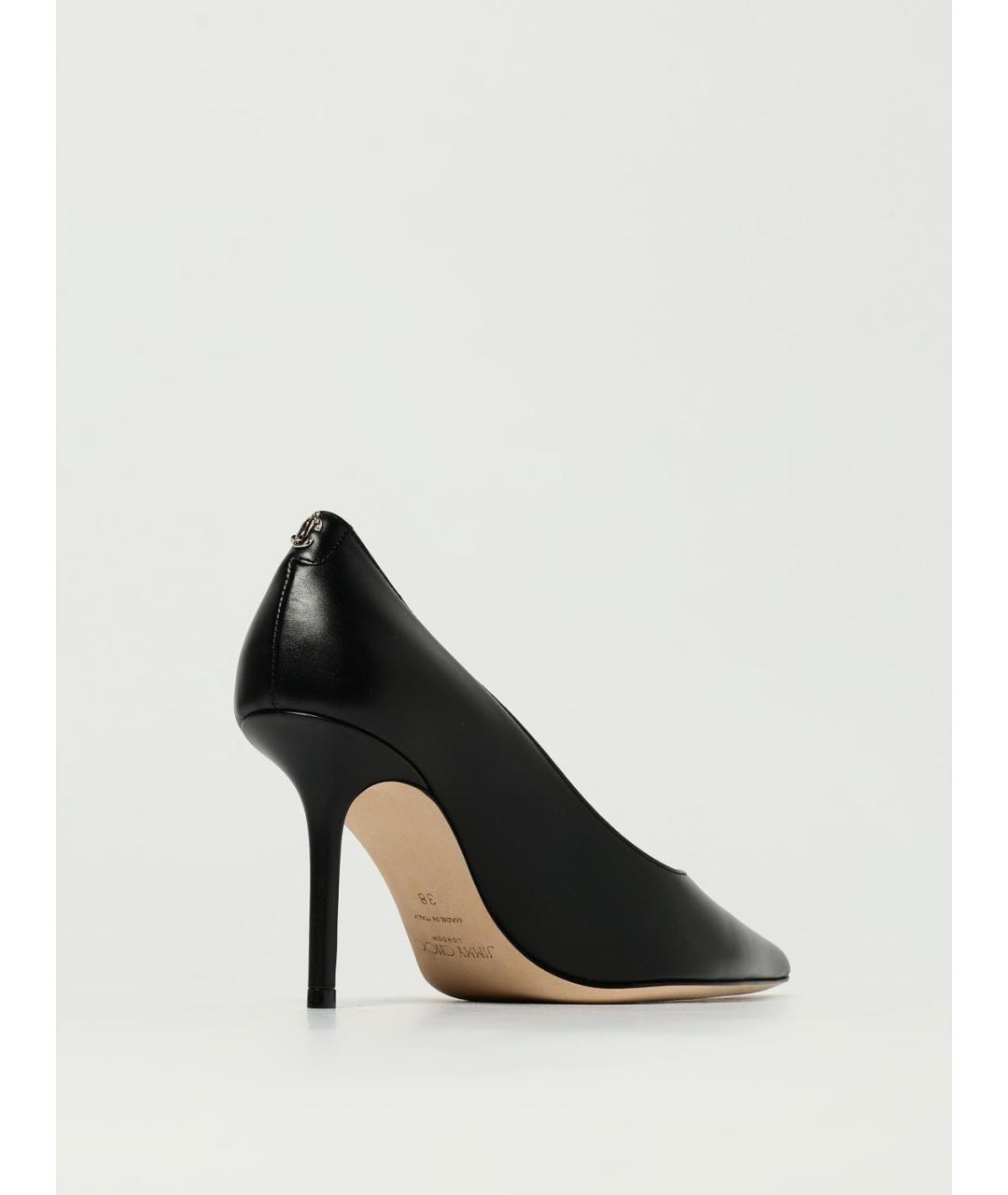 JIMMY CHOO Черные кожаные туфли, фото 3