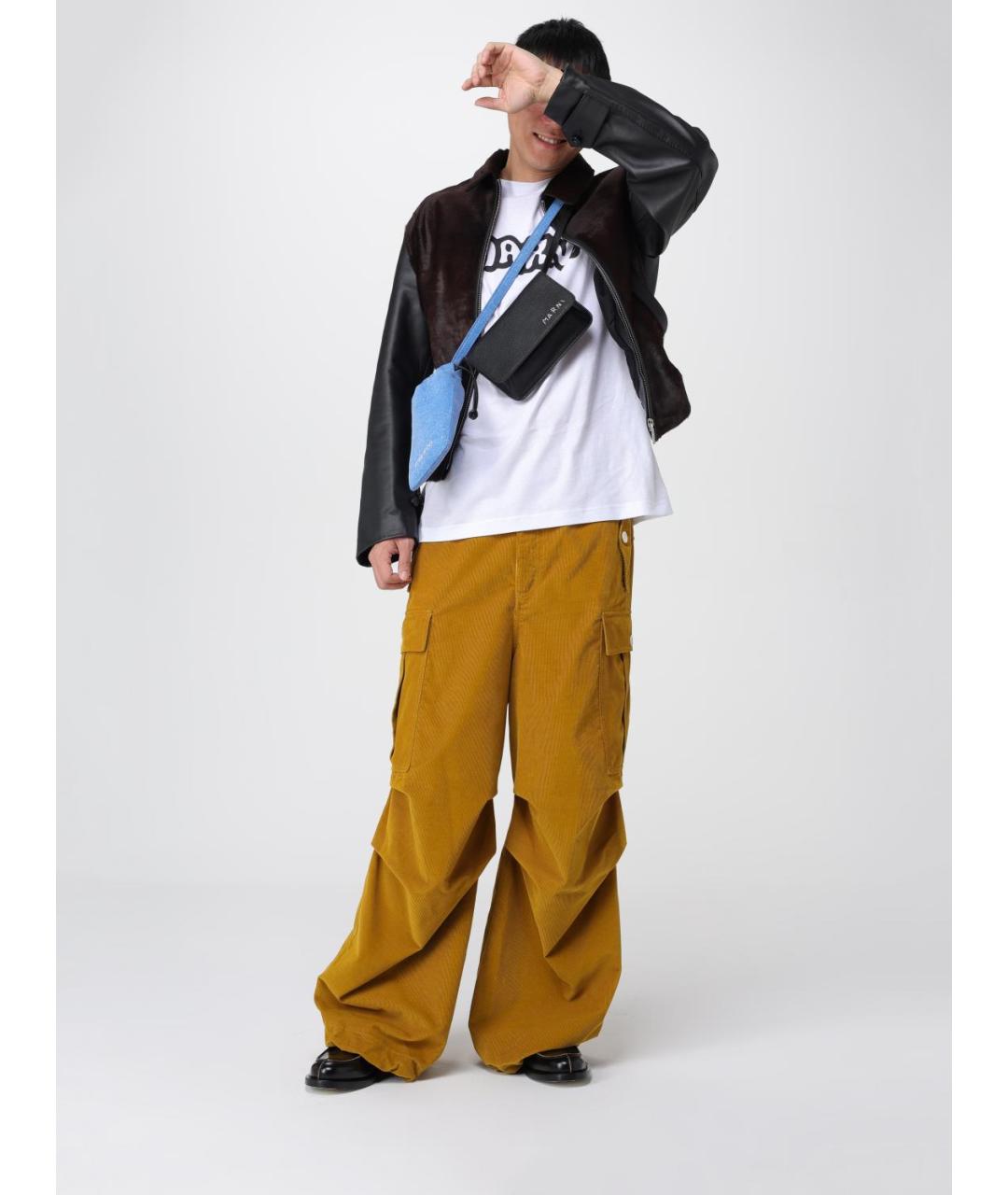 MARNI Черная кожаная сумка на плечо, фото 2