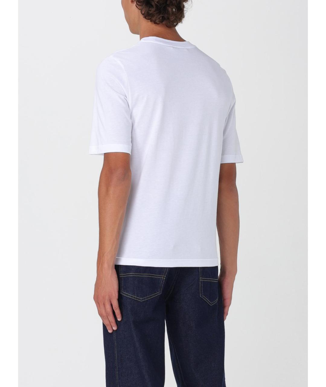 MARNI Белая хлопковая футболка, фото 3