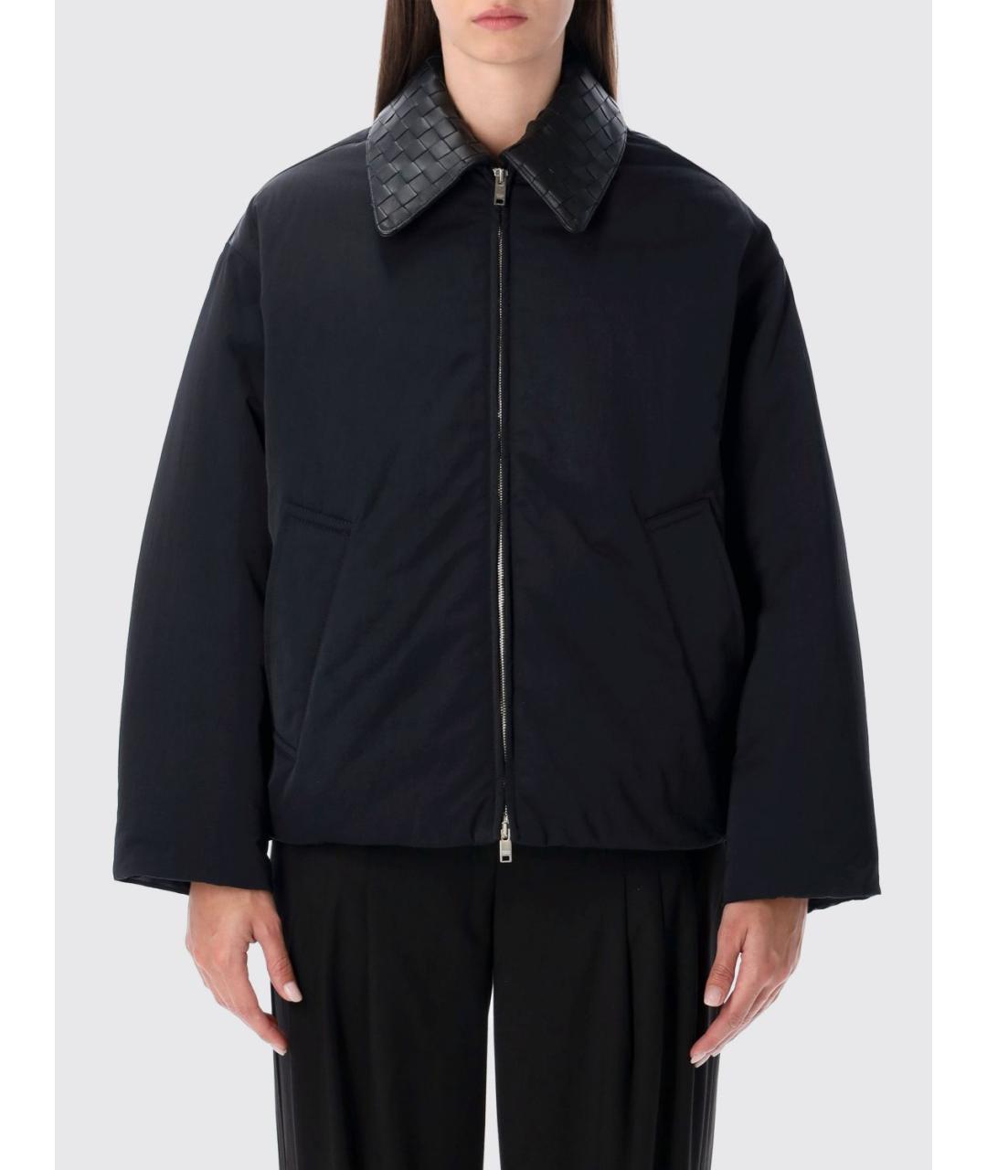 BOTTEGA VENETA Черная полиамидовая куртка, фото 2