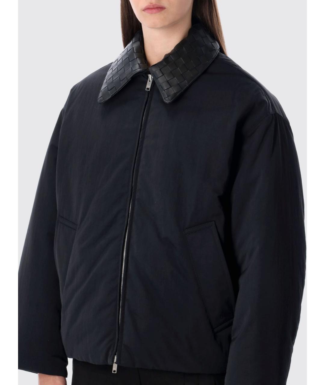 BOTTEGA VENETA Черная полиамидовая куртка, фото 4