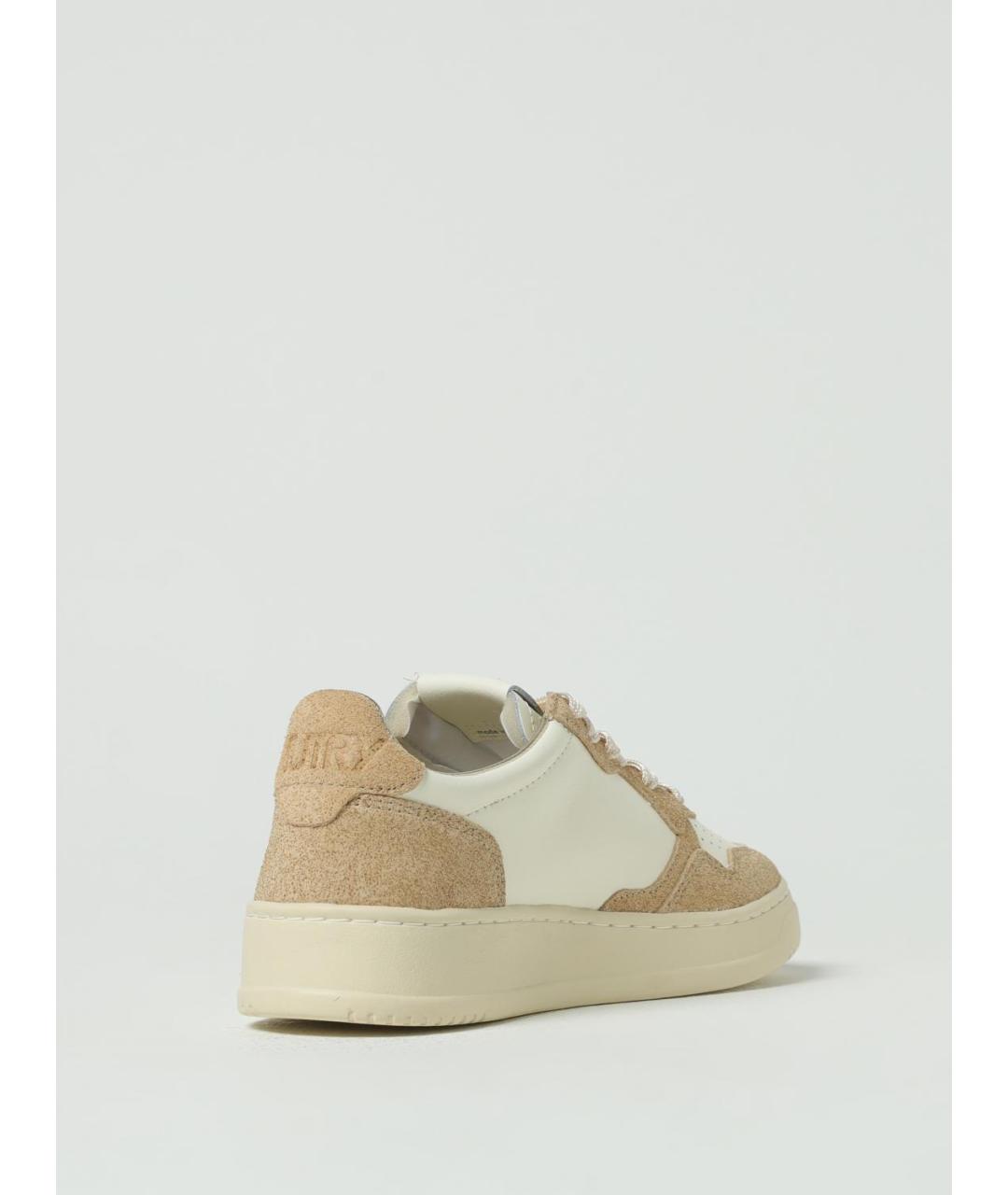 AUTRY Бежевые кожаные кеды, фото 3