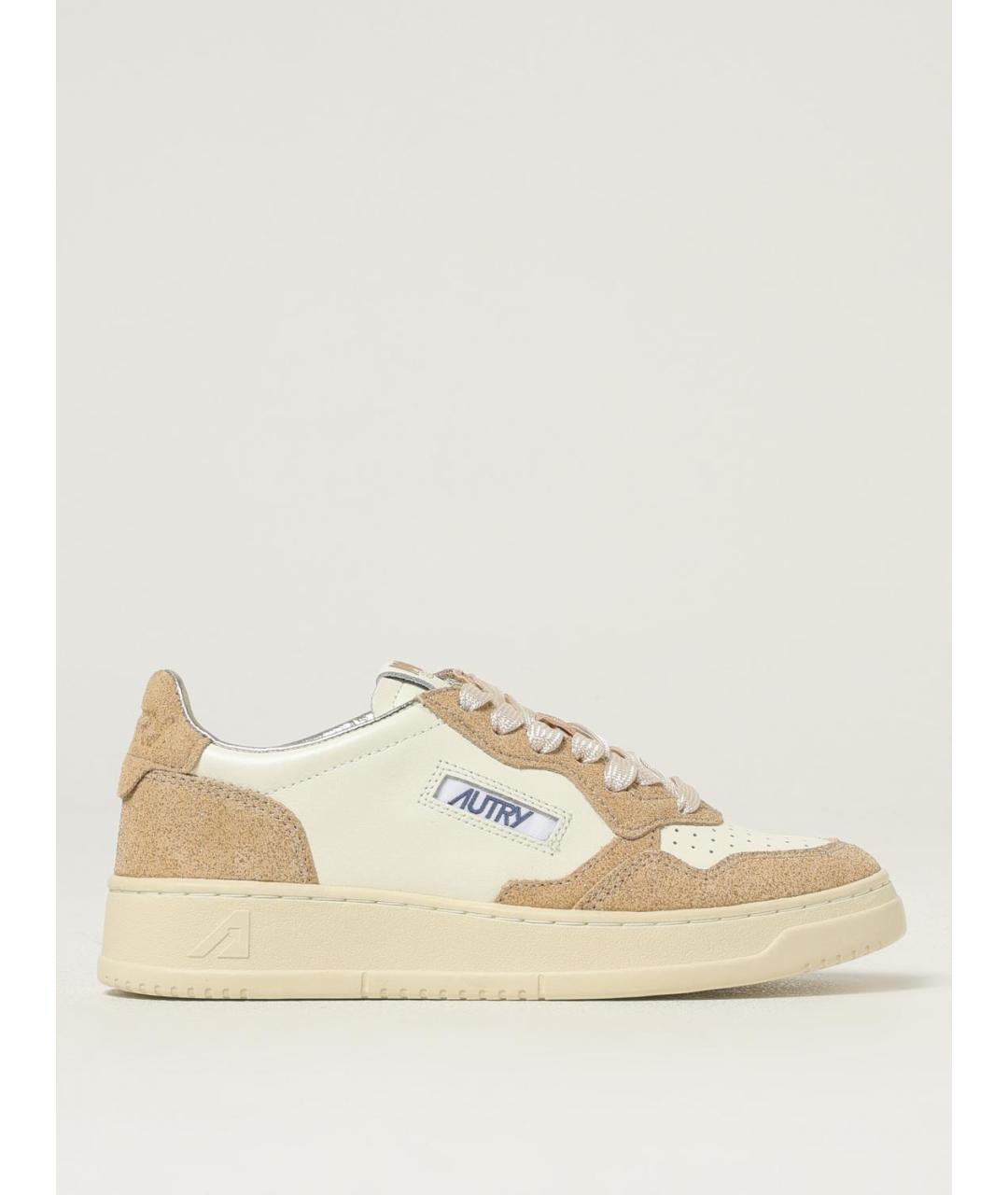 AUTRY Бежевые кожаные кеды, фото 5