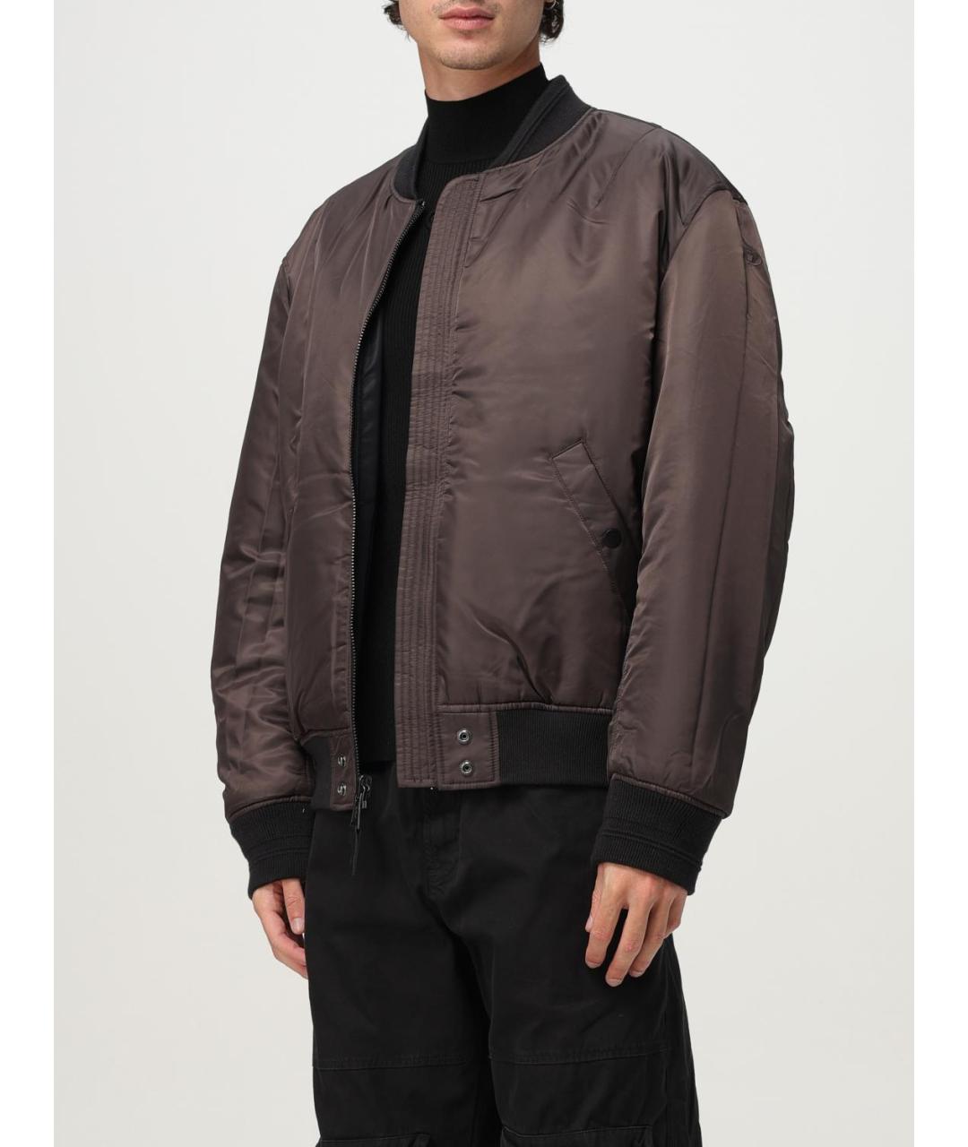 DIESEL Черная полиэстеровая куртка, фото 4