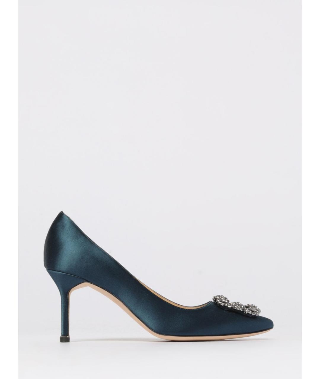 MANOLO BLAHNIK Синие туфли, фото 5