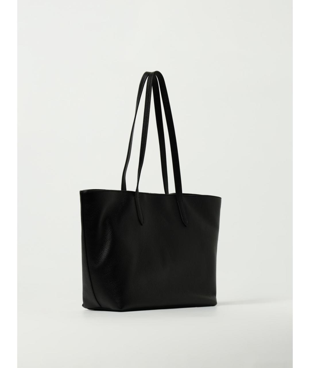 BALLY Черная кожаная сумка тоут, фото 2