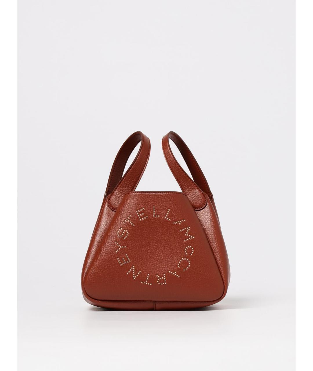 STELLA MCCARTNEY Бордовая сумка с короткими ручками из искусственной кожи, фото 6