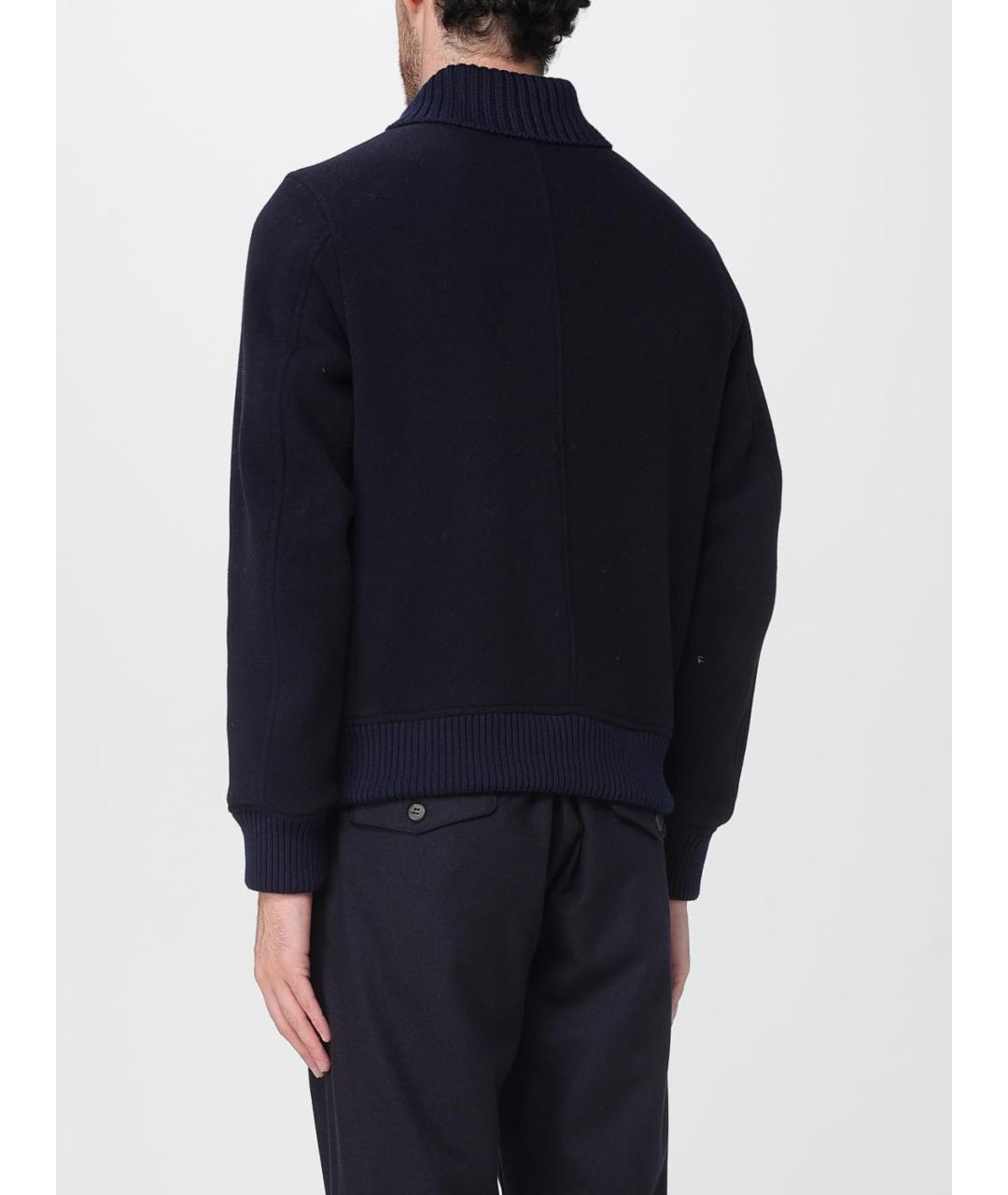 ELEVENTY Синяя шерстяная куртка, фото 2