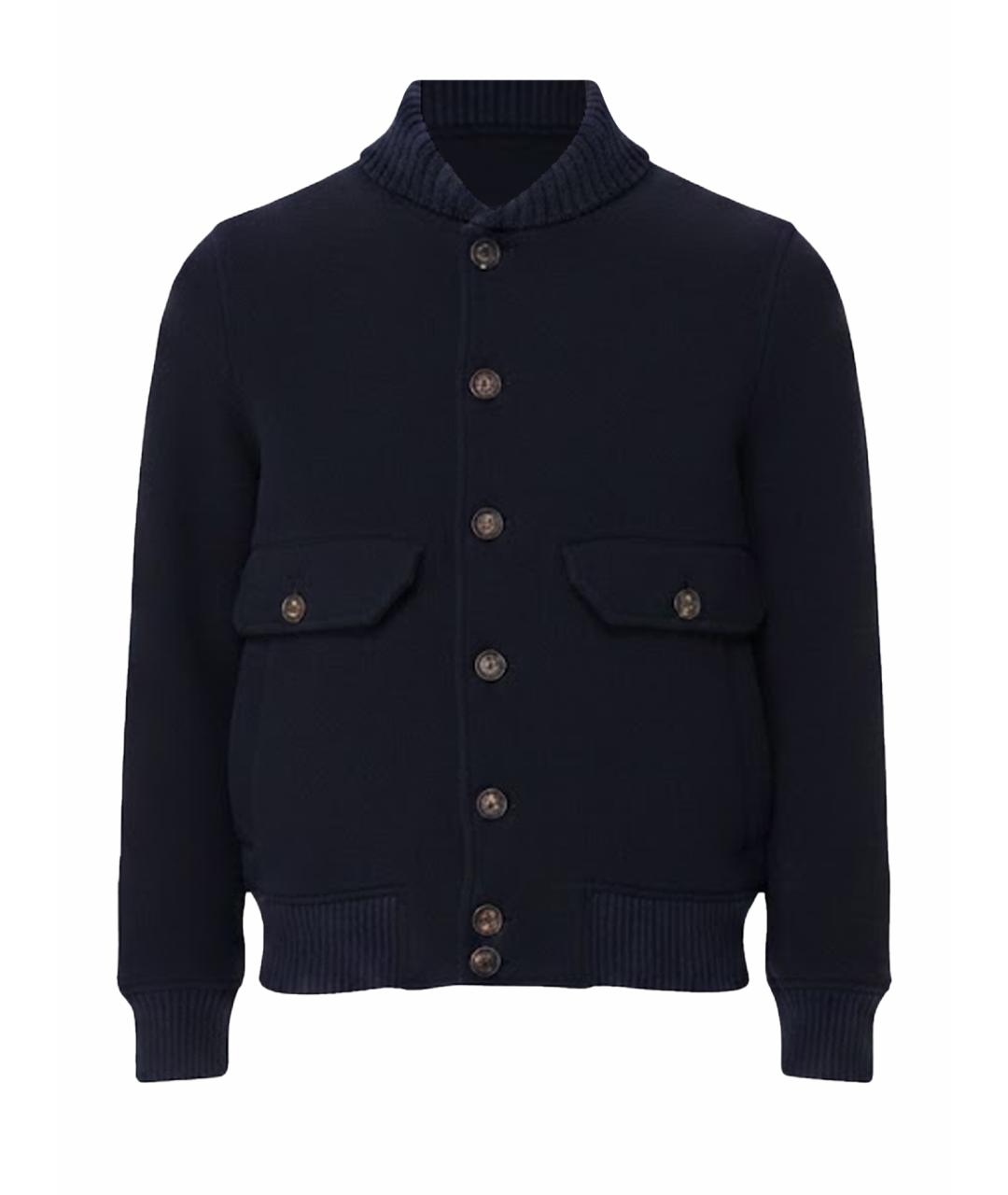 ELEVENTY Синяя шерстяная куртка, фото 1