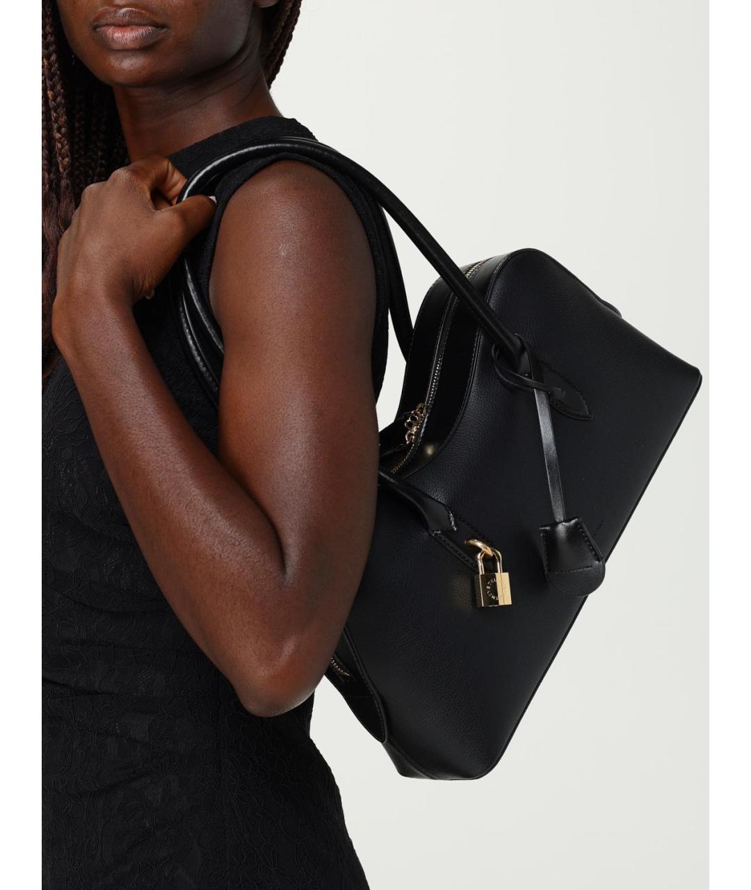 STELLA MCCARTNEY Черная сумка через плечо из искусственной кожи, фото 2