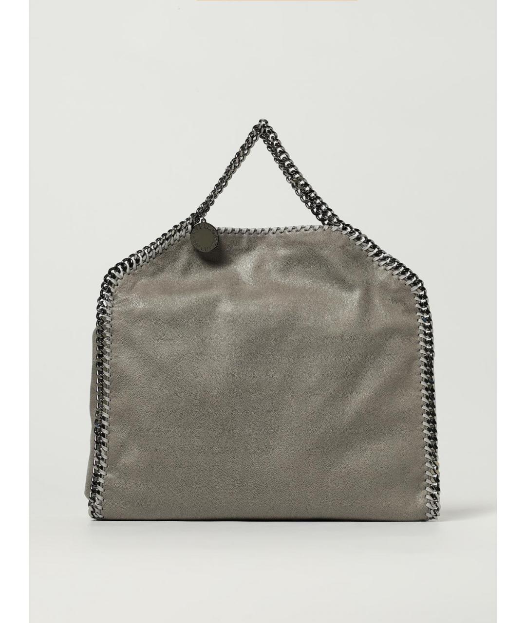 STELLA MCCARTNEY Серая сумка тоут из искусственной кожи, фото 6