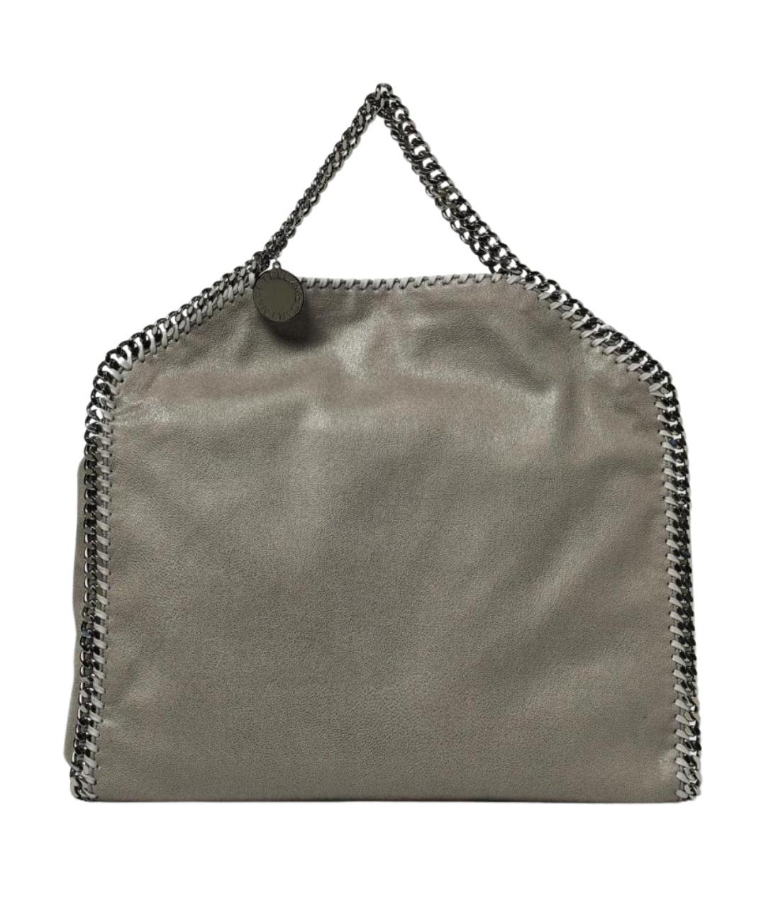 STELLA MCCARTNEY Серая сумка тоут из искусственной кожи, фото 1