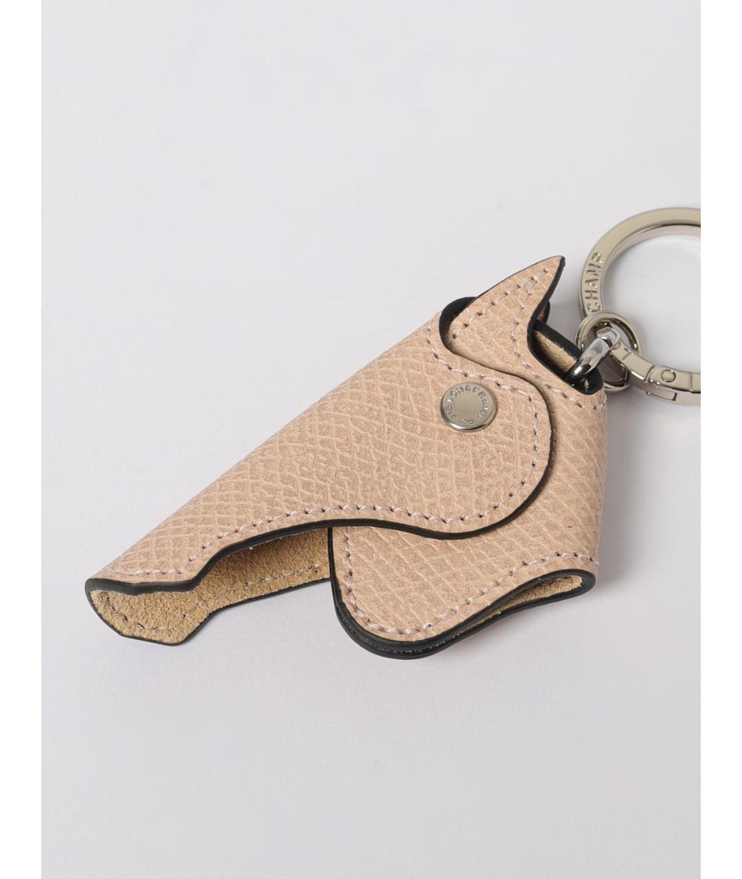 LONGCHAMP Бежевый брелок, фото 2