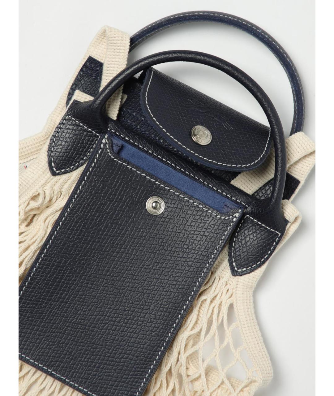 LONGCHAMP Бежевая сумка с короткими ручками, фото 3