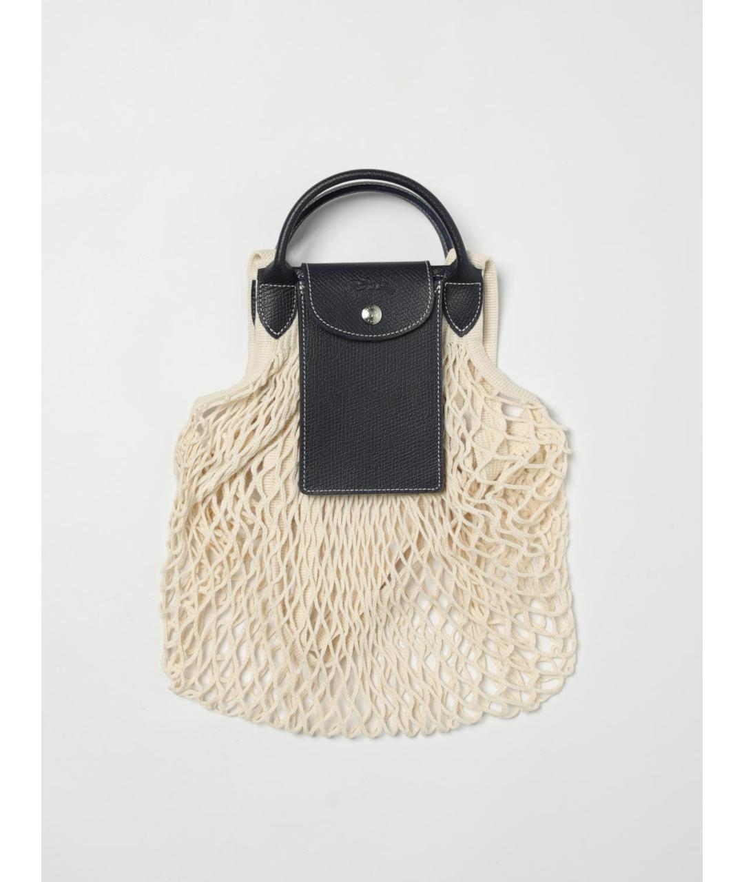 LONGCHAMP Бежевая сумка с короткими ручками, фото 4