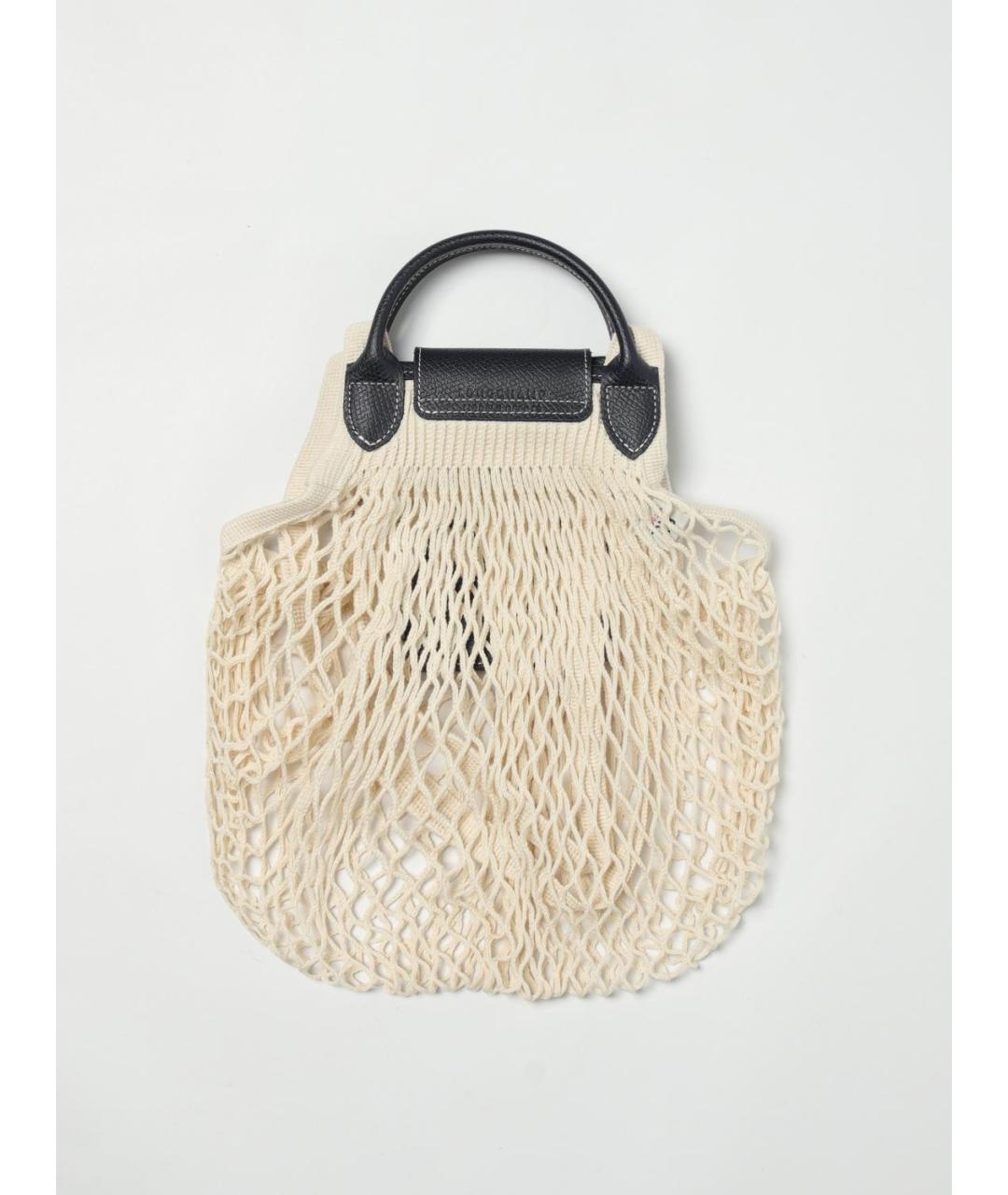 LONGCHAMP Бежевая сумка с короткими ручками, фото 2