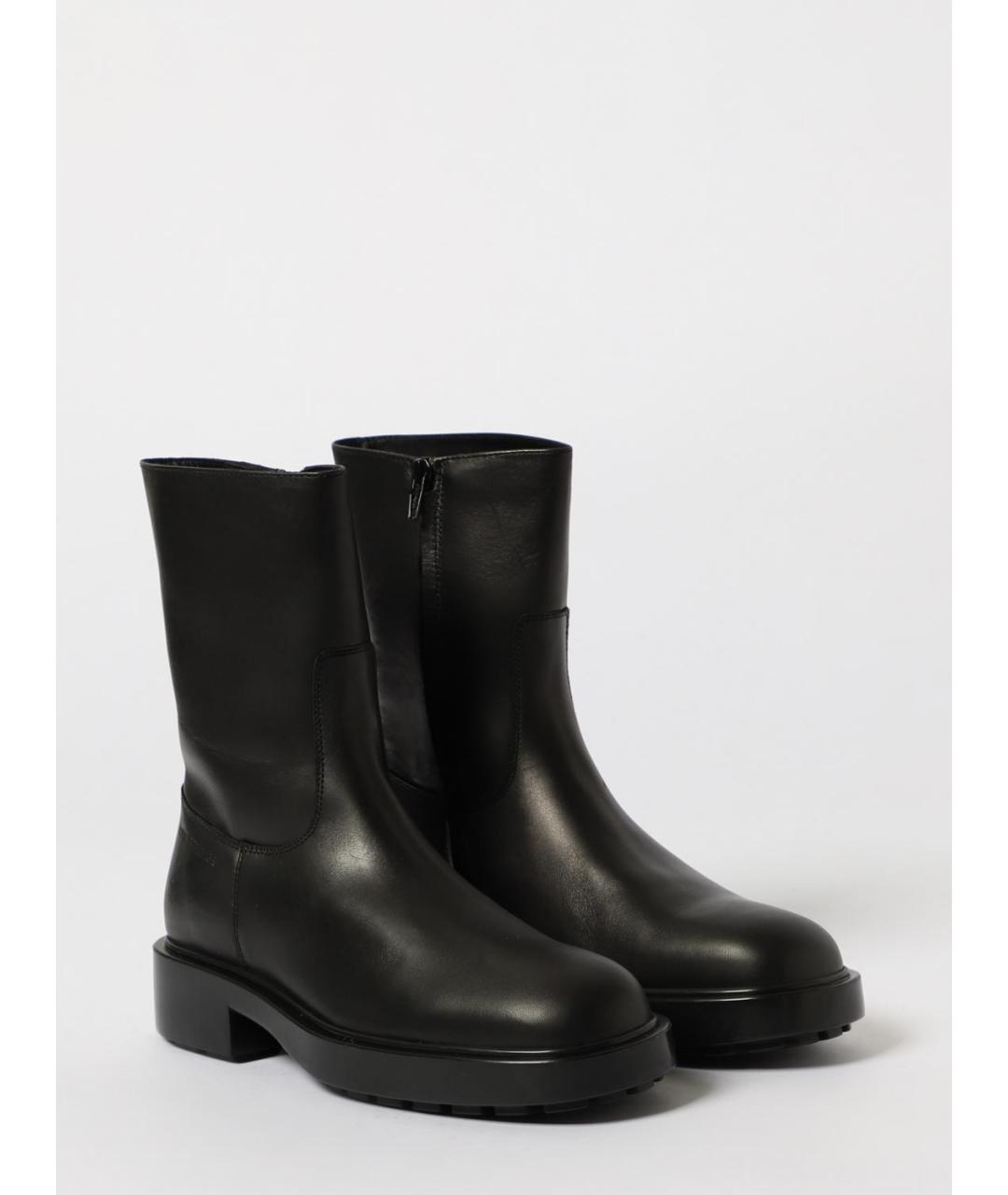 COPENHAGEN Черные кожаные ботинки, фото 2