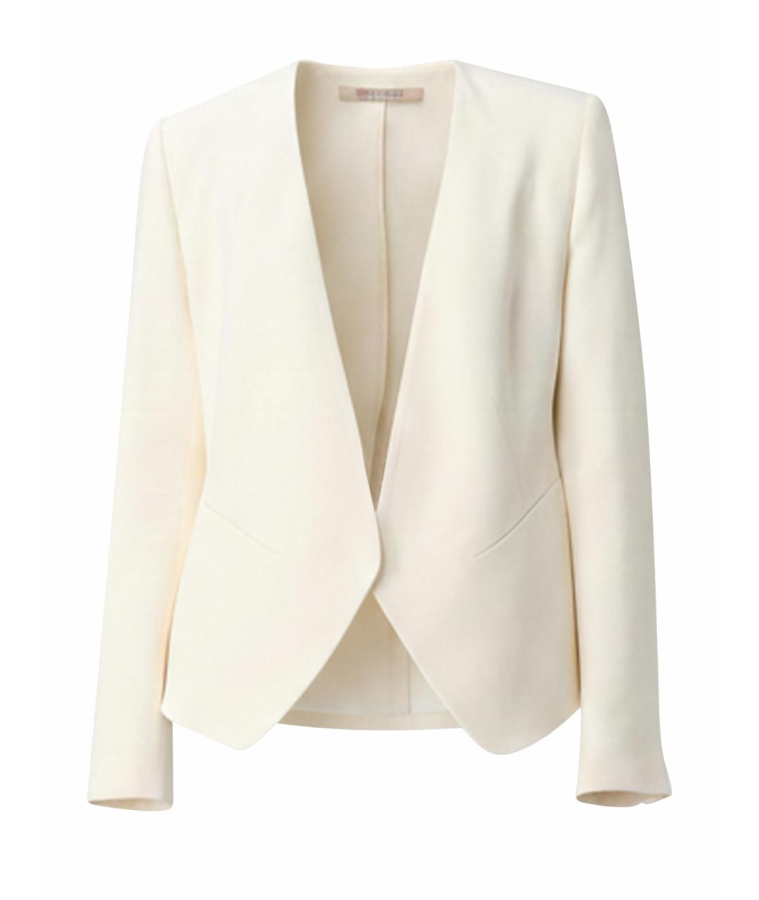 FABIANA FILIPPI Бежевый ацетатный жакет/пиджак, фото 1