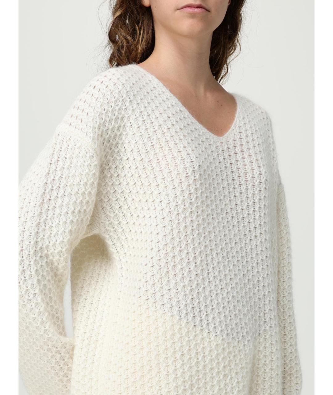 FABIANA FILIPPI Бежевый шерстяной джемпер / свитер, фото 4