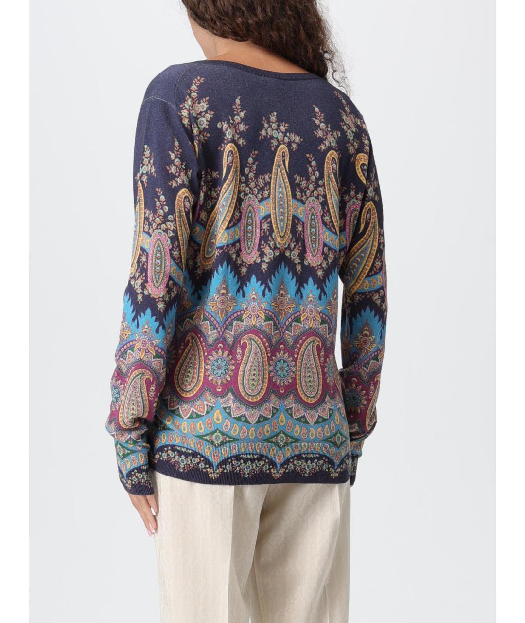 ETRO Мульти шелковый джемпер / свитер, фото 4