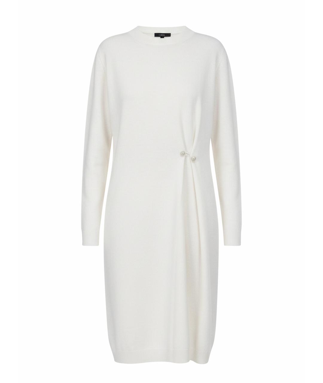 FABIANA FILIPPI Белое шерстяное повседневное платье, фото 1