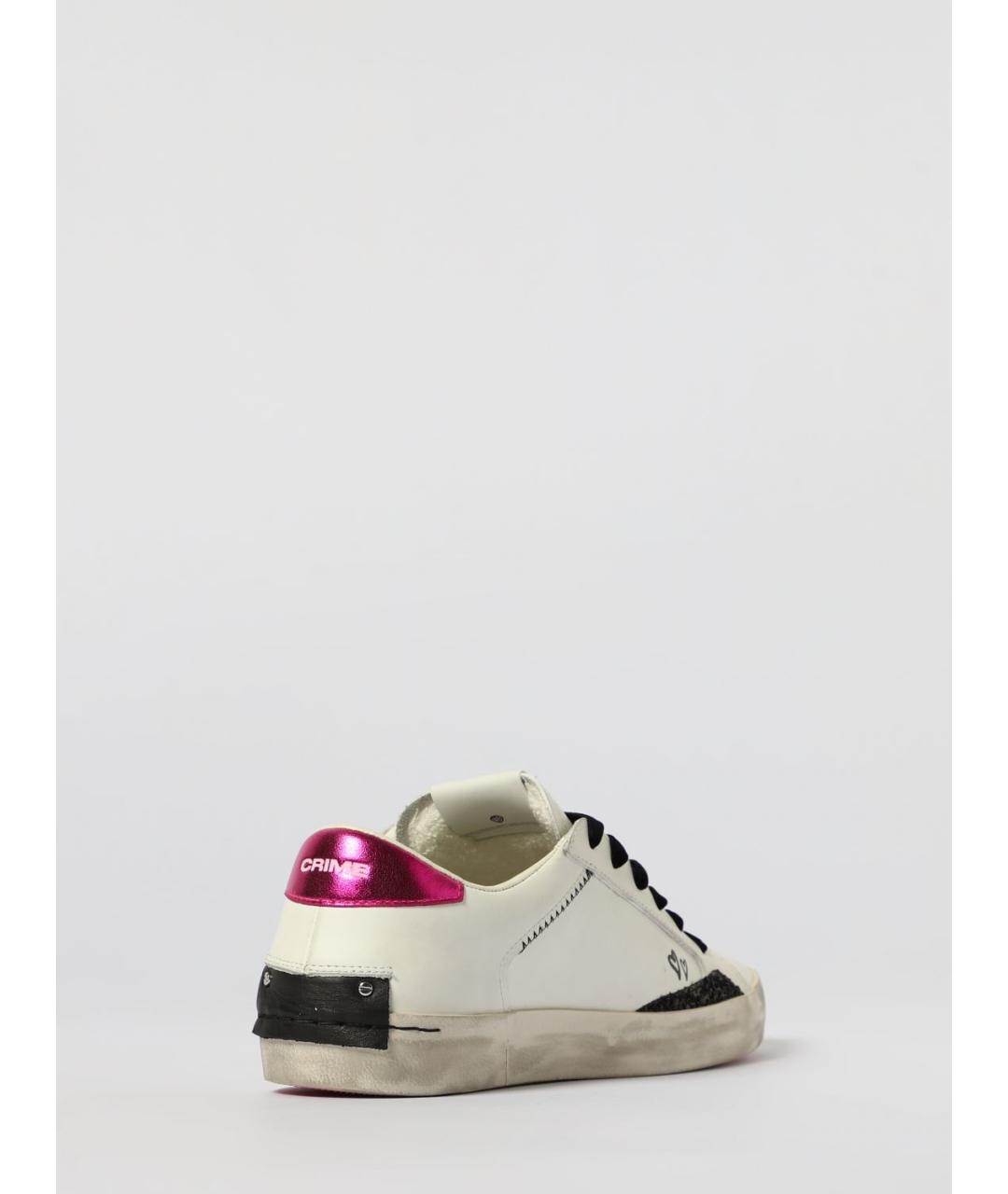 CRIME LONDON Белые кожаные кеды, фото 3