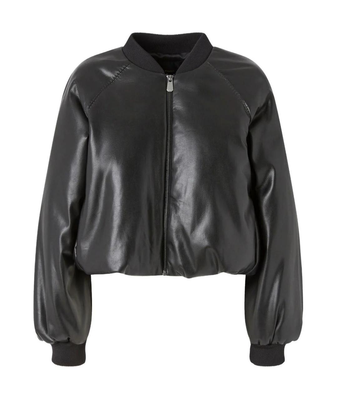 PINKO Черная полиэстеровая куртка, фото 1