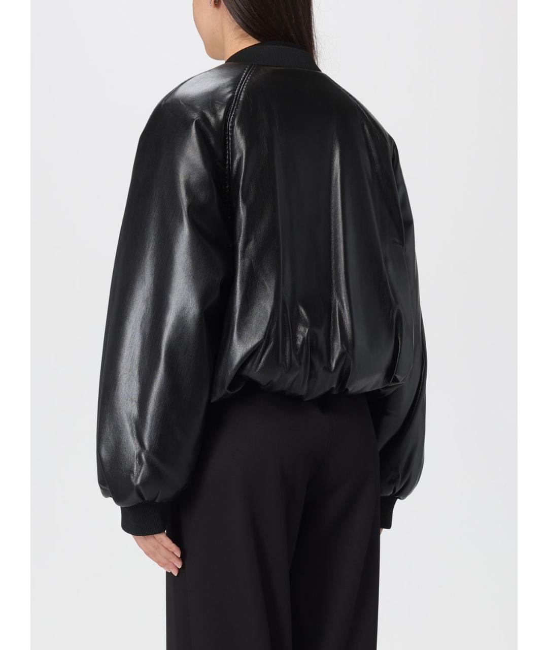 PINKO Черная полиэстеровая куртка, фото 3