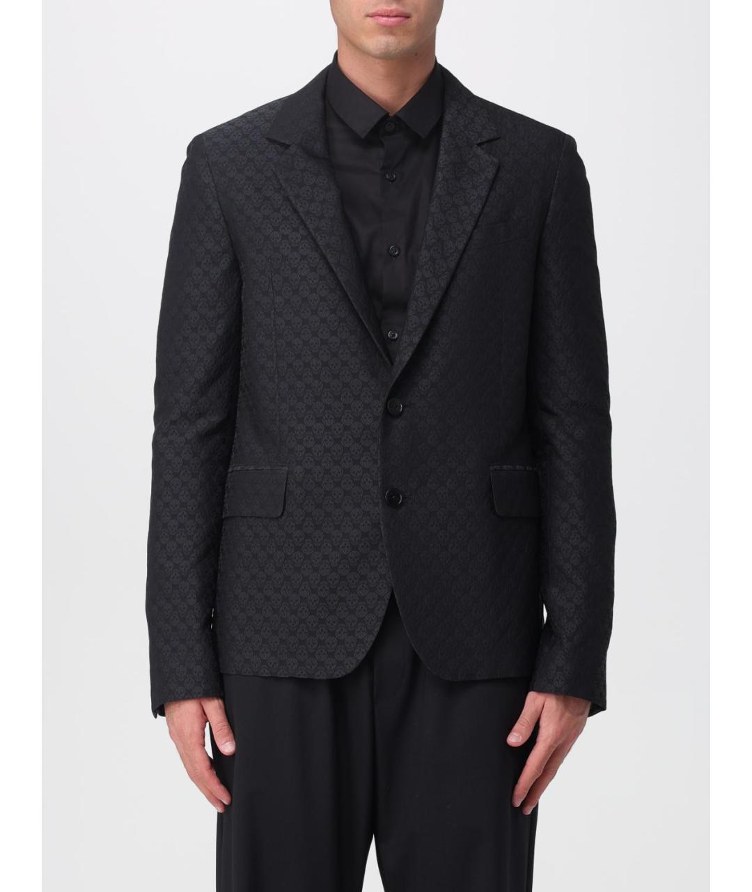 ALEXANDER MCQUEEN Черный вискозный пиджак, фото 2