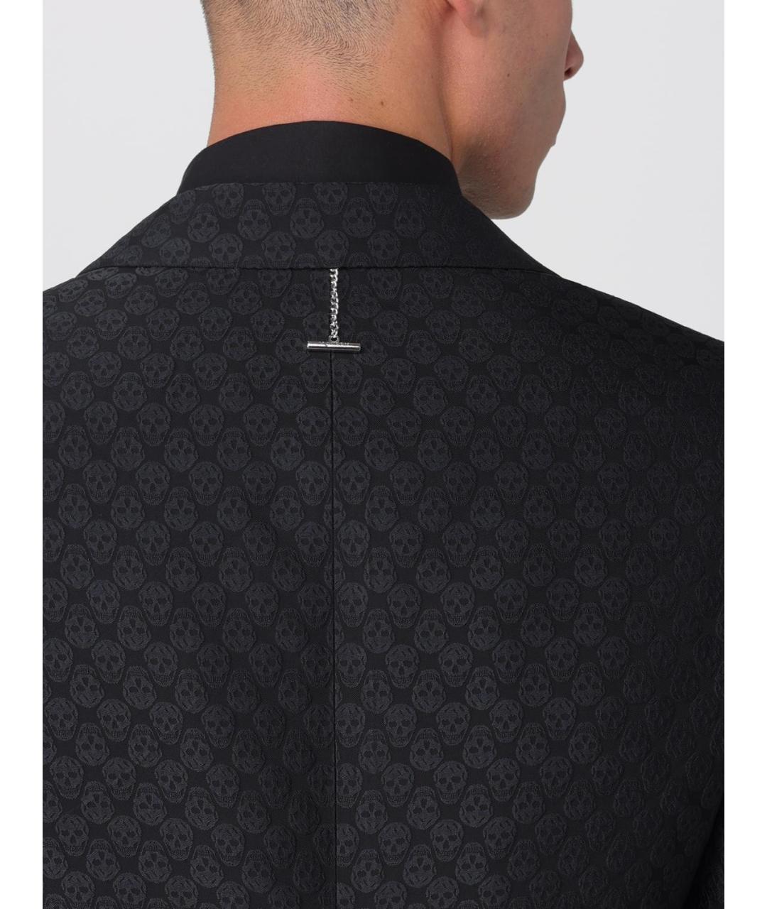 ALEXANDER MCQUEEN Черный вискозный пиджак, фото 6