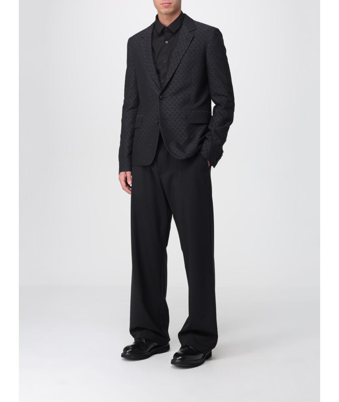 ALEXANDER MCQUEEN Черный вискозный пиджак, фото 3