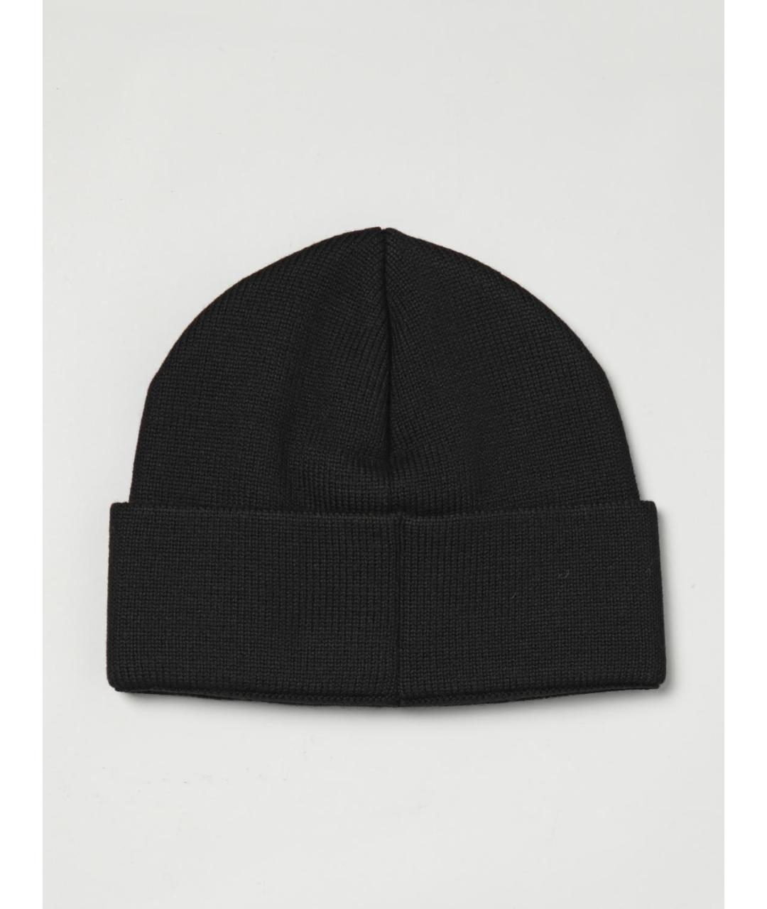 DSQUARED2 Черная шерстяная шапка, фото 2