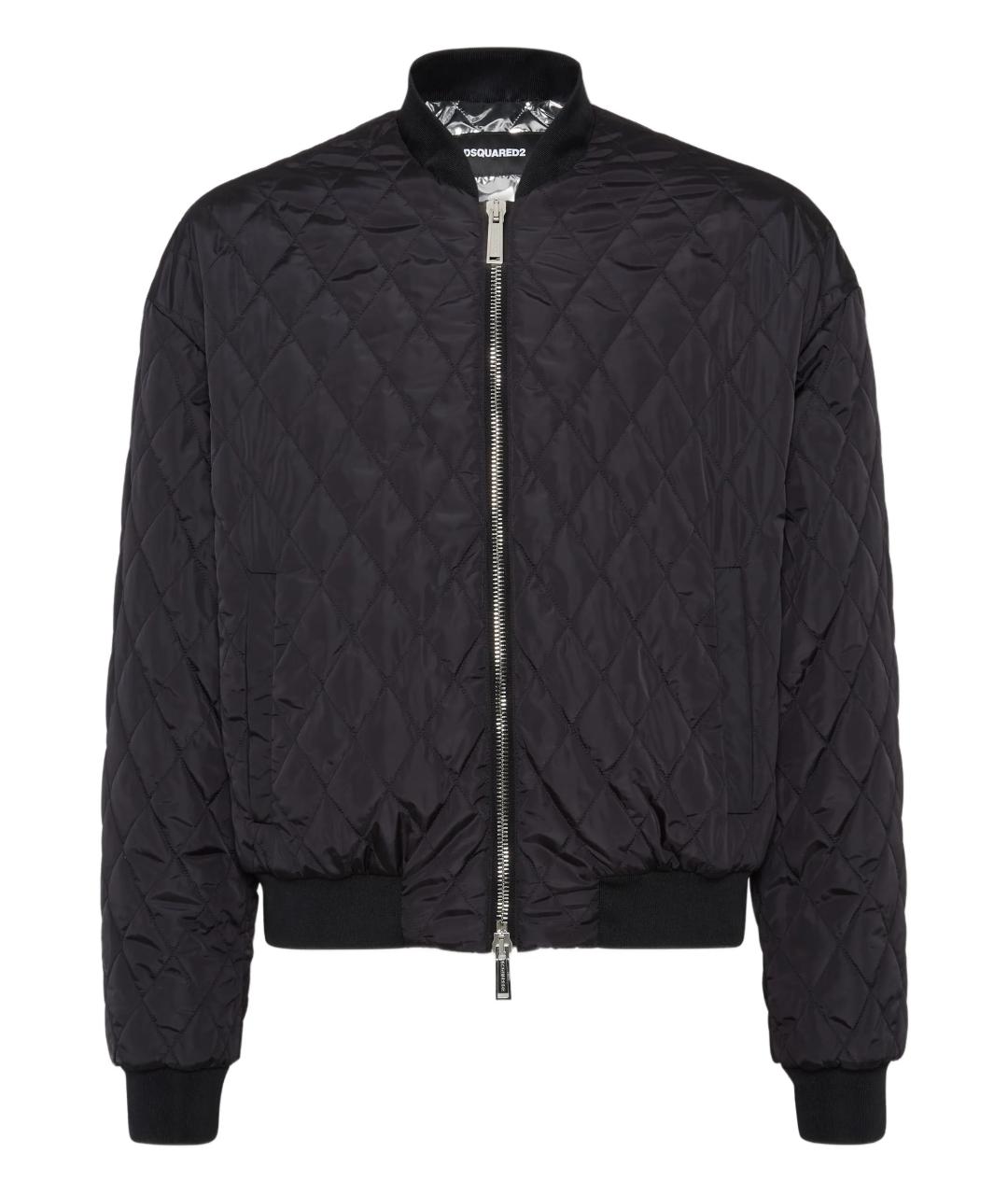 DSQUARED2 Черная полиэстеровая куртка, фото 1