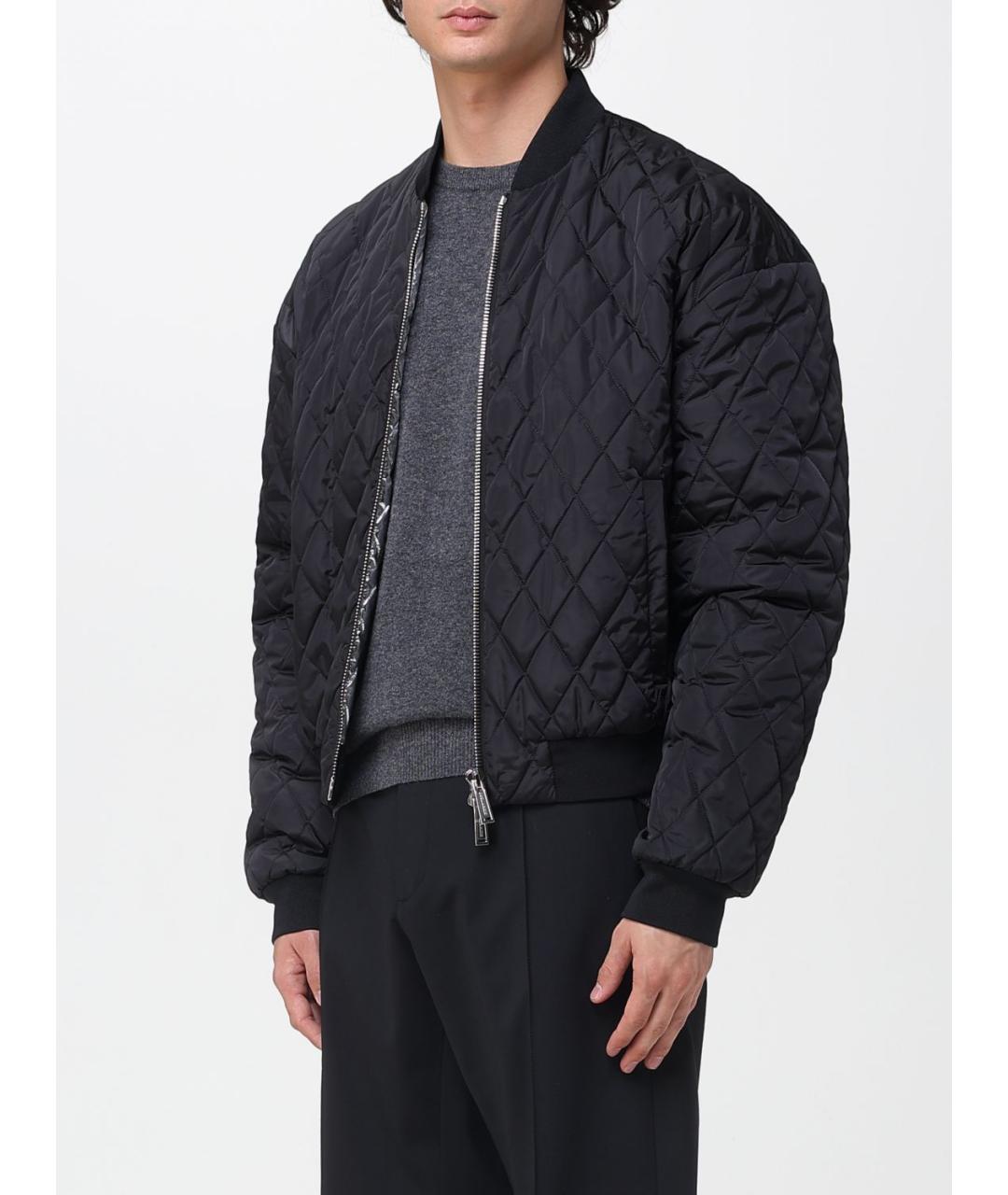 DSQUARED2 Черная полиэстеровая куртка, фото 4