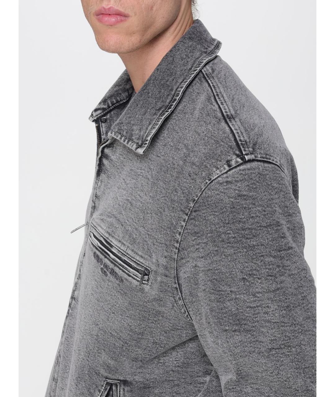 ARMANI EXCHANGE Серая хлопковая куртка, фото 4