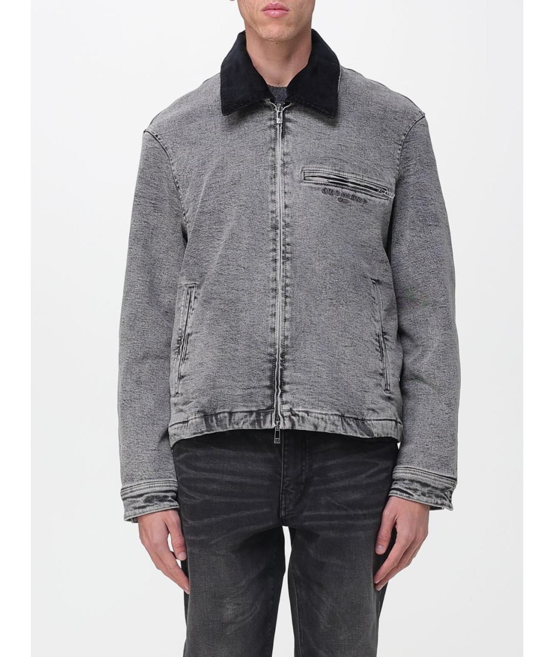 ARMANI EXCHANGE Серая хлопковая куртка, фото 5