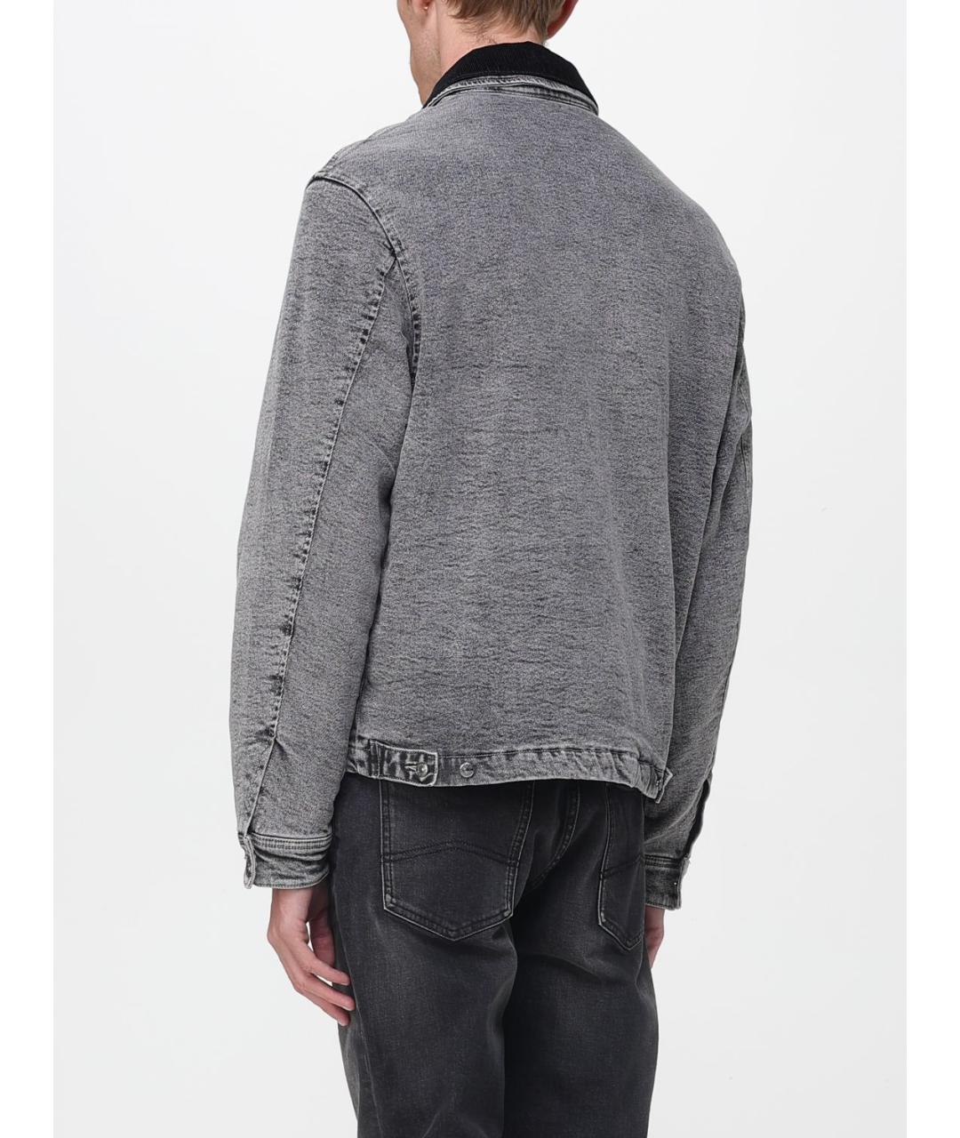 ARMANI EXCHANGE Серая хлопковая куртка, фото 2