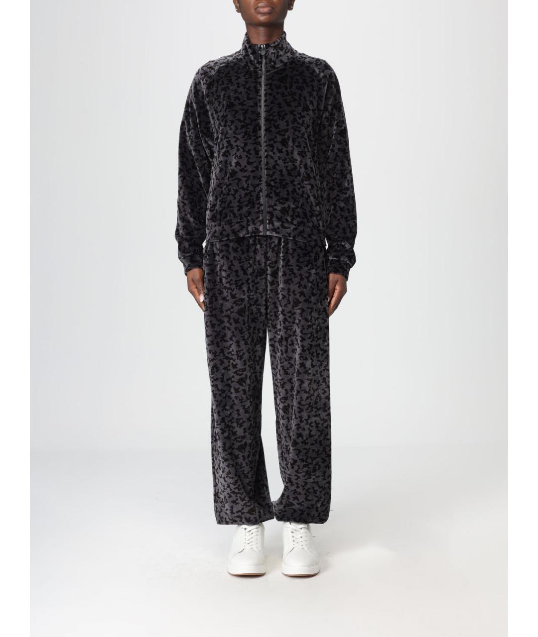 EA7 Антрацитовый полиэстеровый костюм с брюками, фото 7