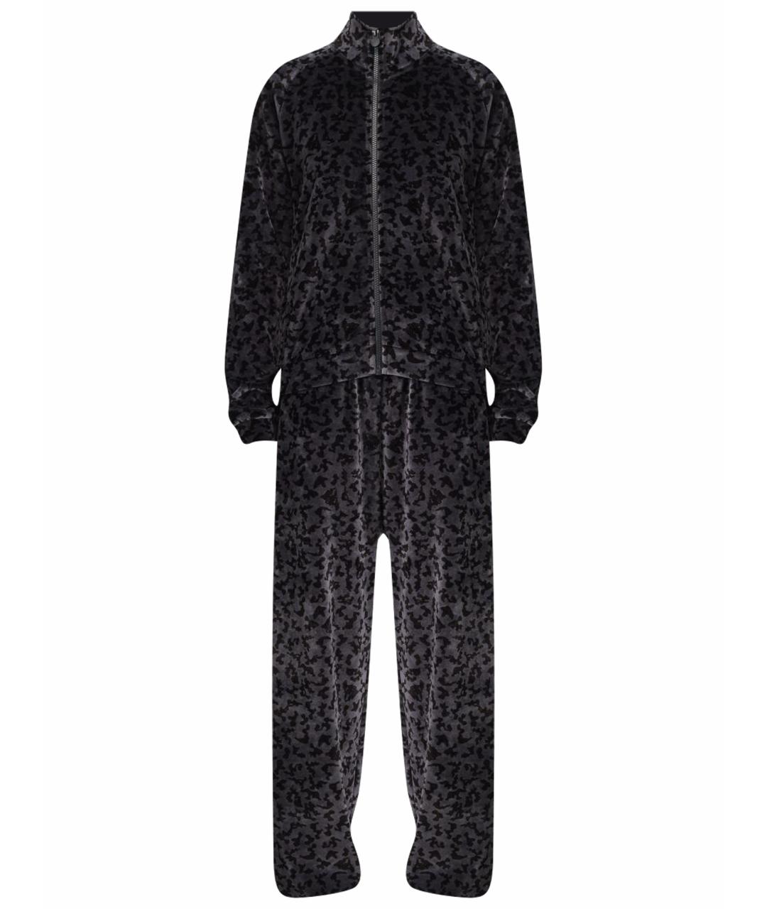 EA7 Антрацитовый полиэстеровый костюм с брюками, фото 1