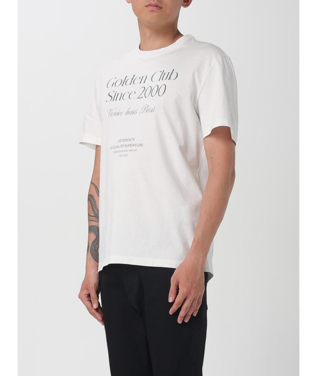 GOLDEN GOOSE DELUXE BRAND Хлопковая футболка, фото 4