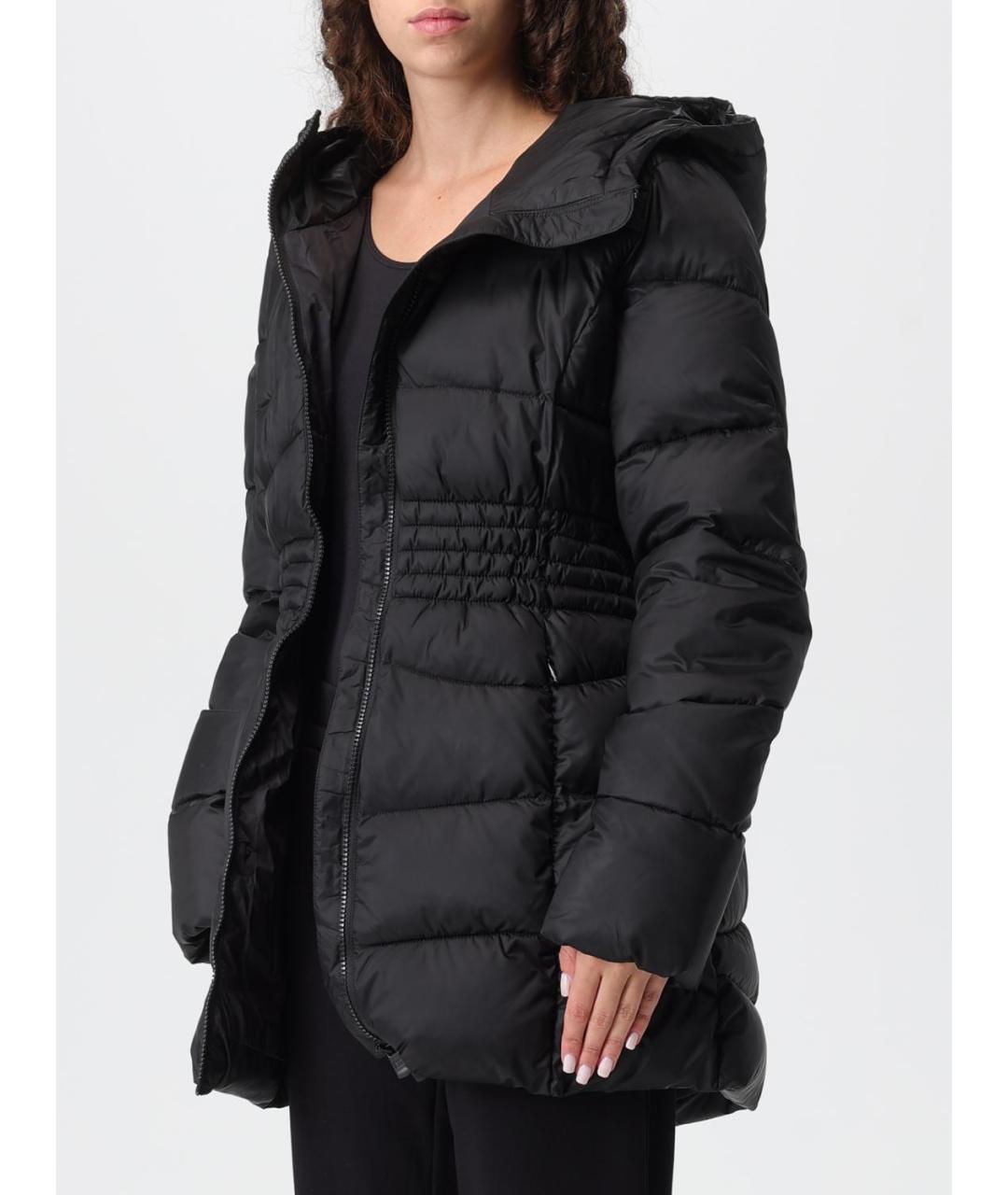 EA7 Черный полиамидовый пуховик, фото 3