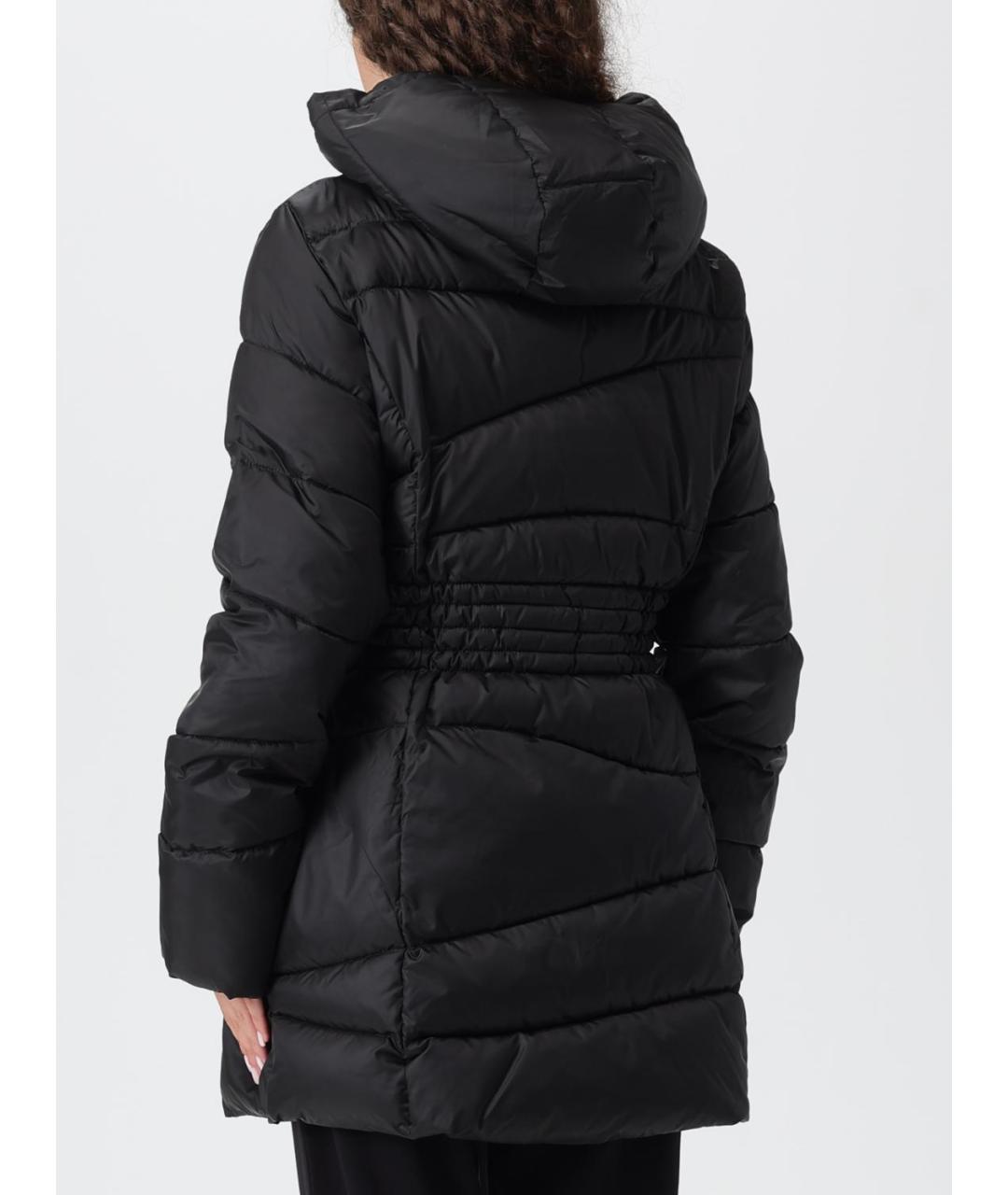 EA7 Черный полиамидовый пуховик, фото 2