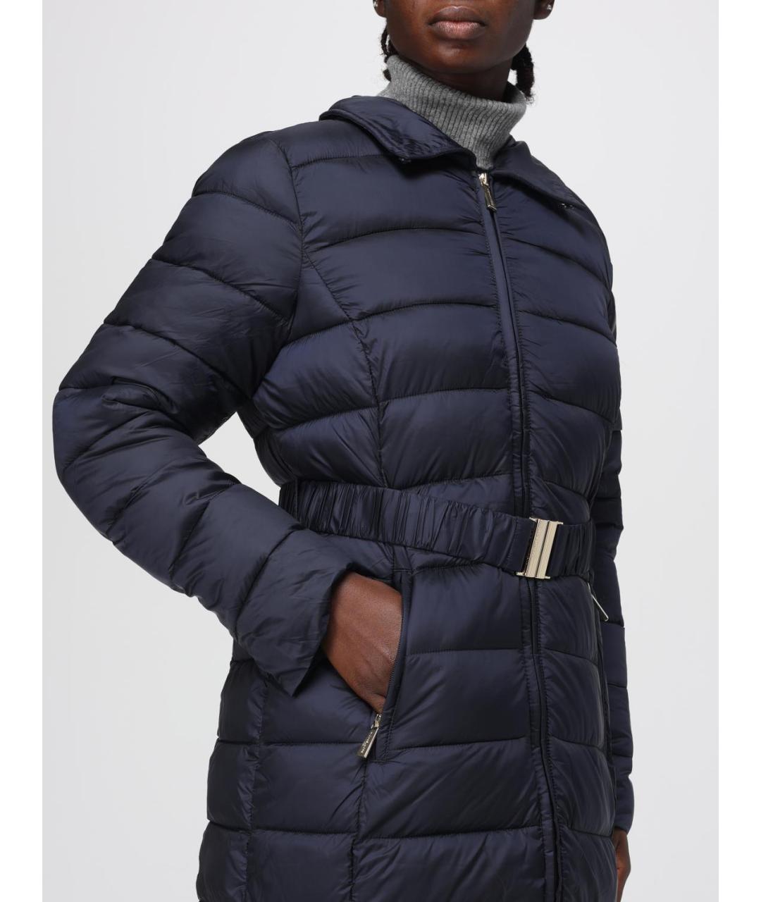 MICHAEL KORS Темно-синий полиэстеровый пуховик, фото 4