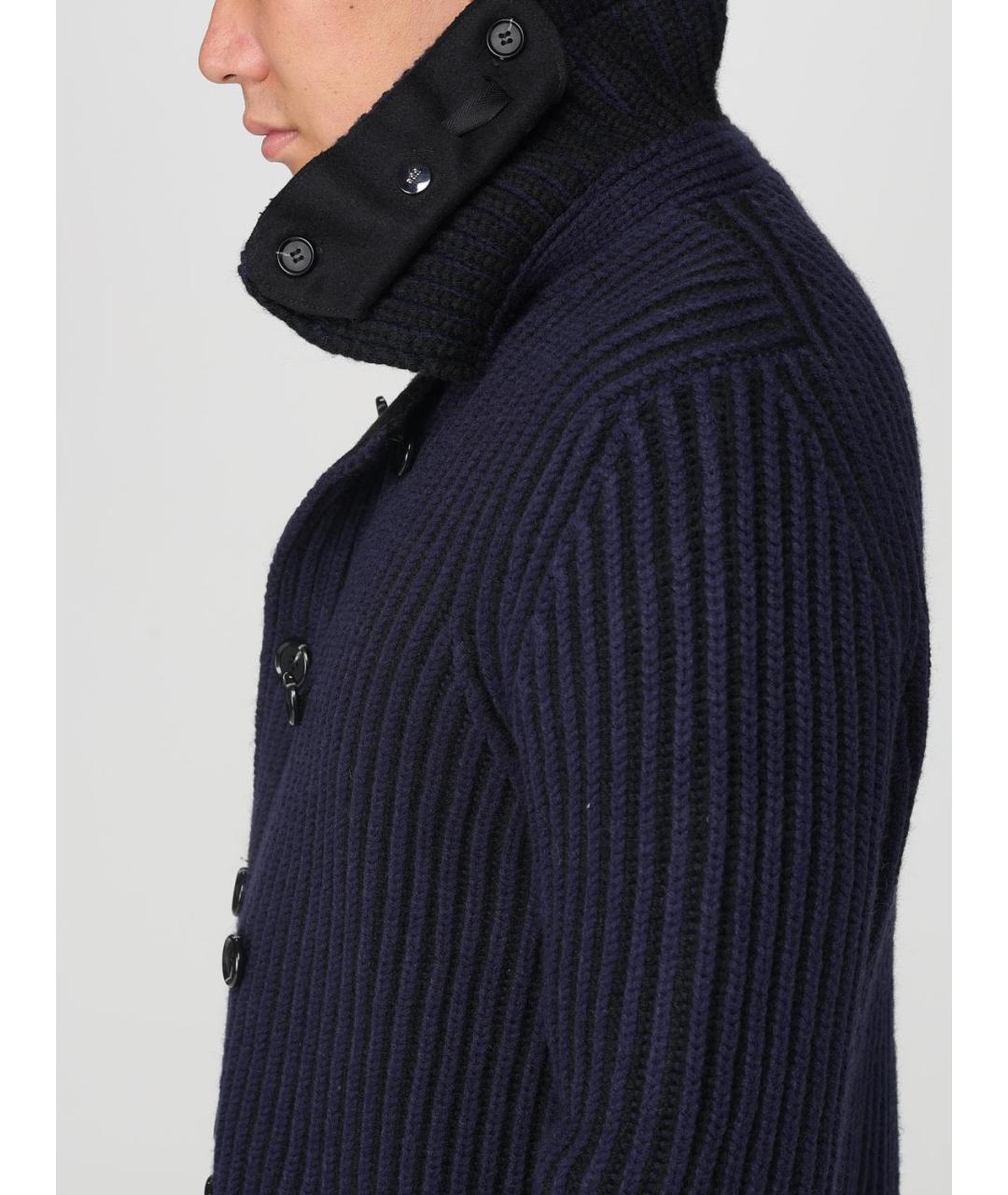 ADD Темно-синий шерстяной кардиган, фото 4